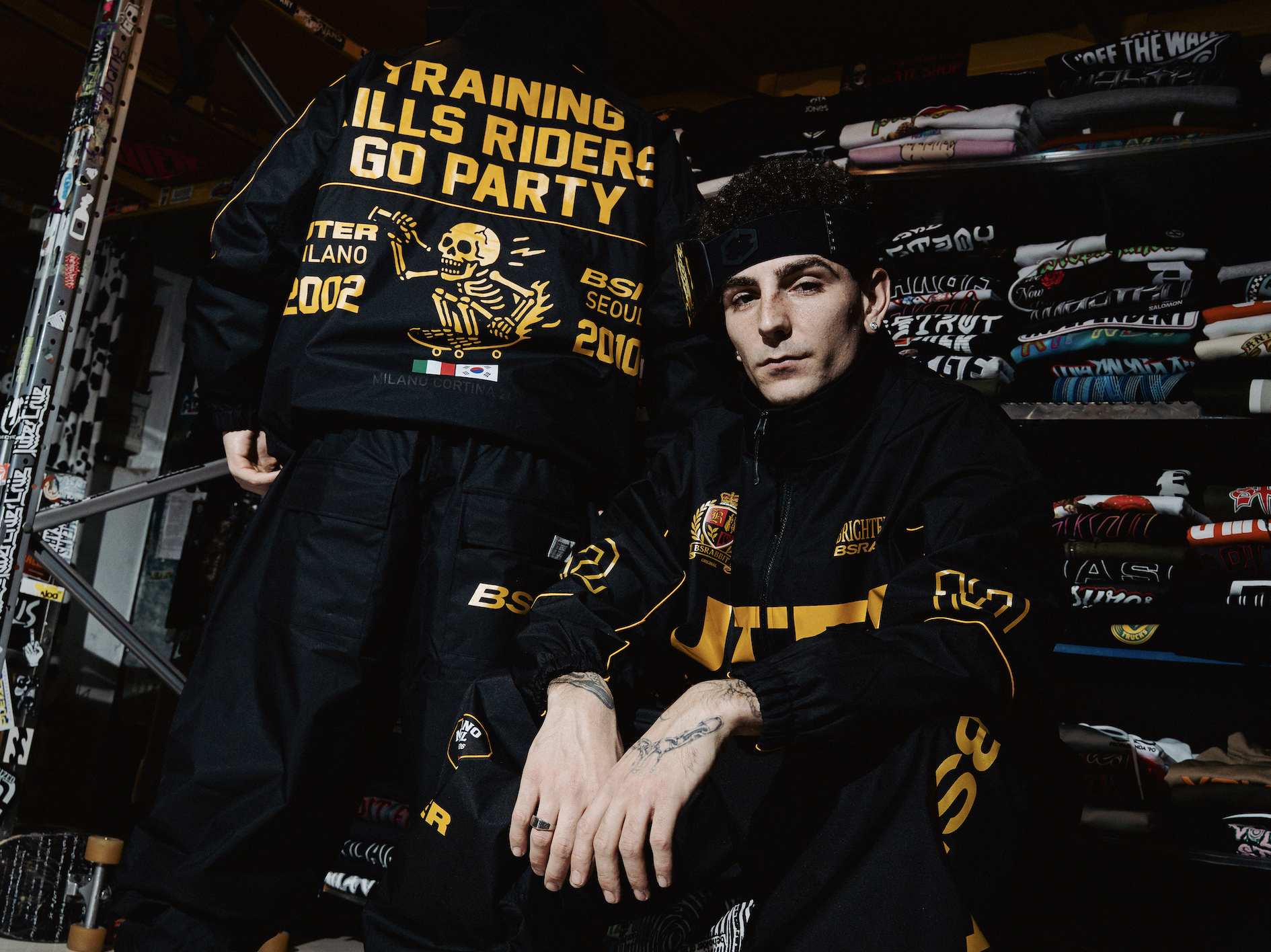 BS RABBIT x IUTER: “Training Kills Riders” snowboard kit