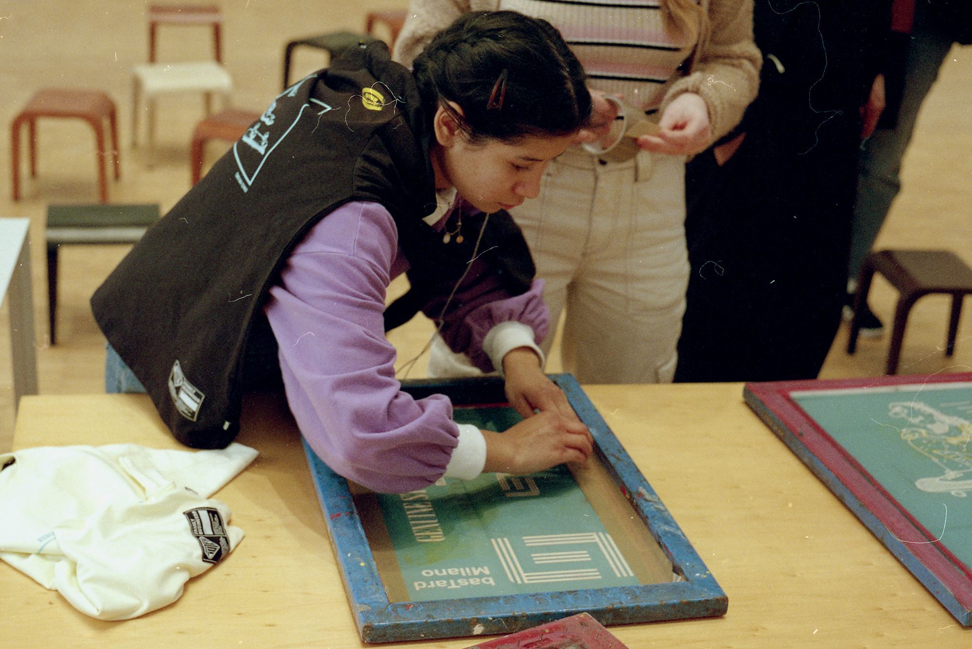 IUTER Together silkscreen print workshop at Triennale Milano