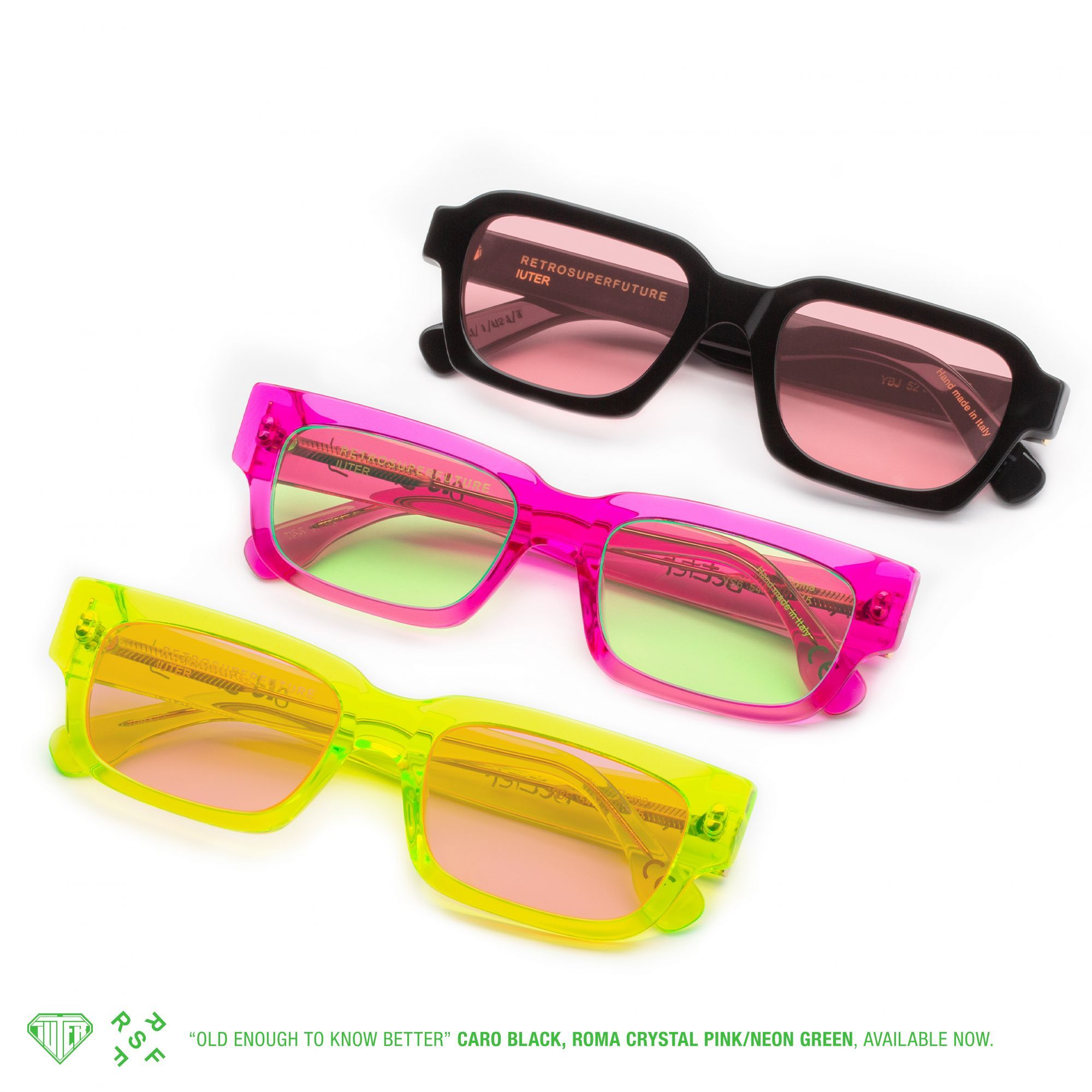 IUTER x RETROSUPERFUTURE "Old Enough To Know Better" Sunglasses.