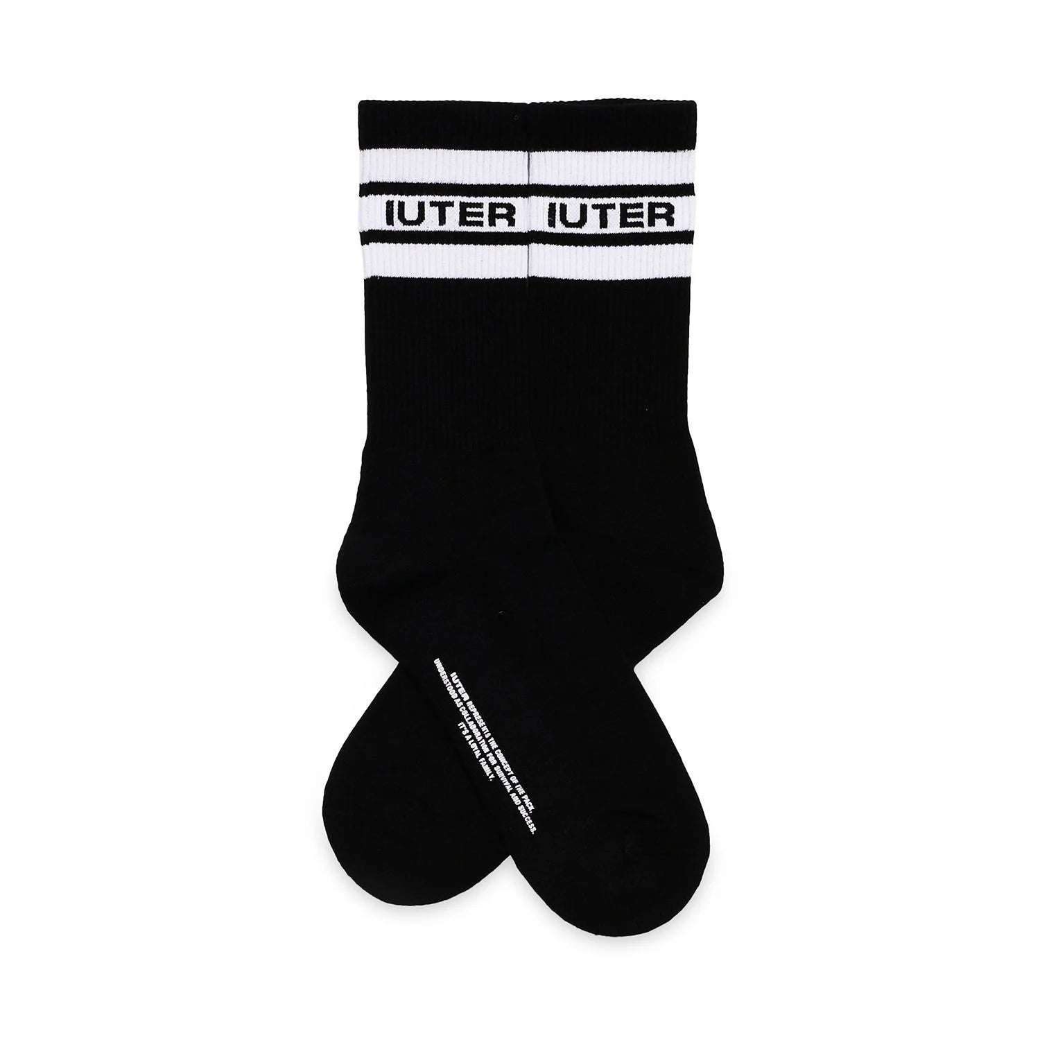 STRIPES SOCKS BLACK