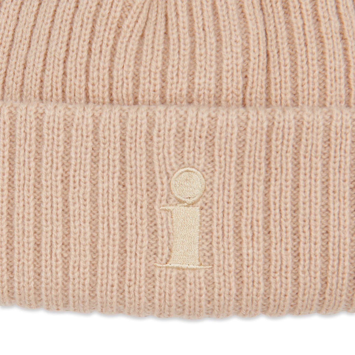 MONOGRAM BEANIE BEIGE