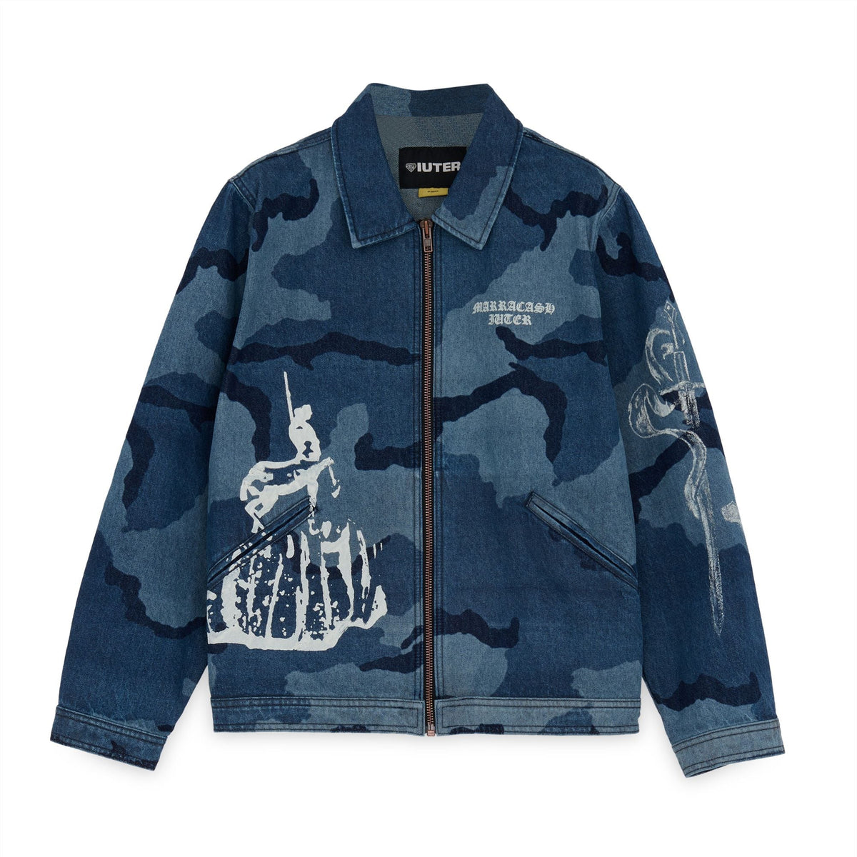 IUTER MARRACASH - CENTAUR LASER ALLY JACKET CAMO BLUE