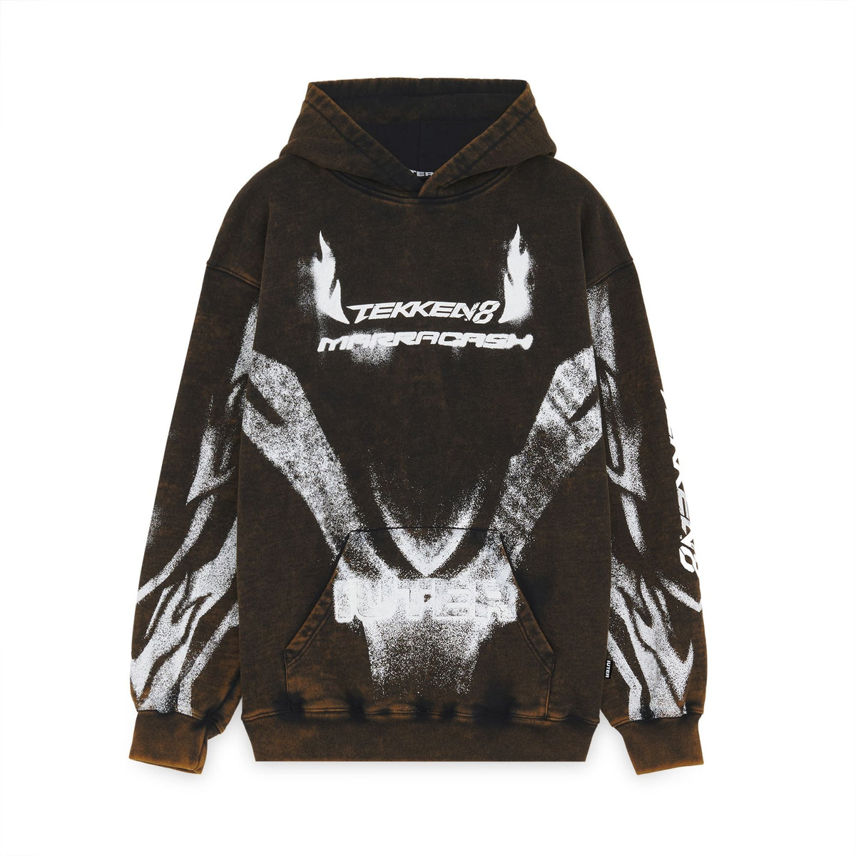 IUTER TEKKEN 8 MARRACASH - MARBLE HOODIE MARBLE BLACK