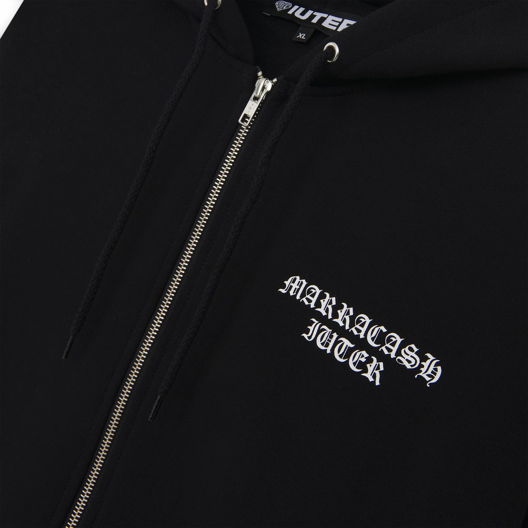 IUTER MARRACASH - CENTAUR ZIP HOODIE BLACK