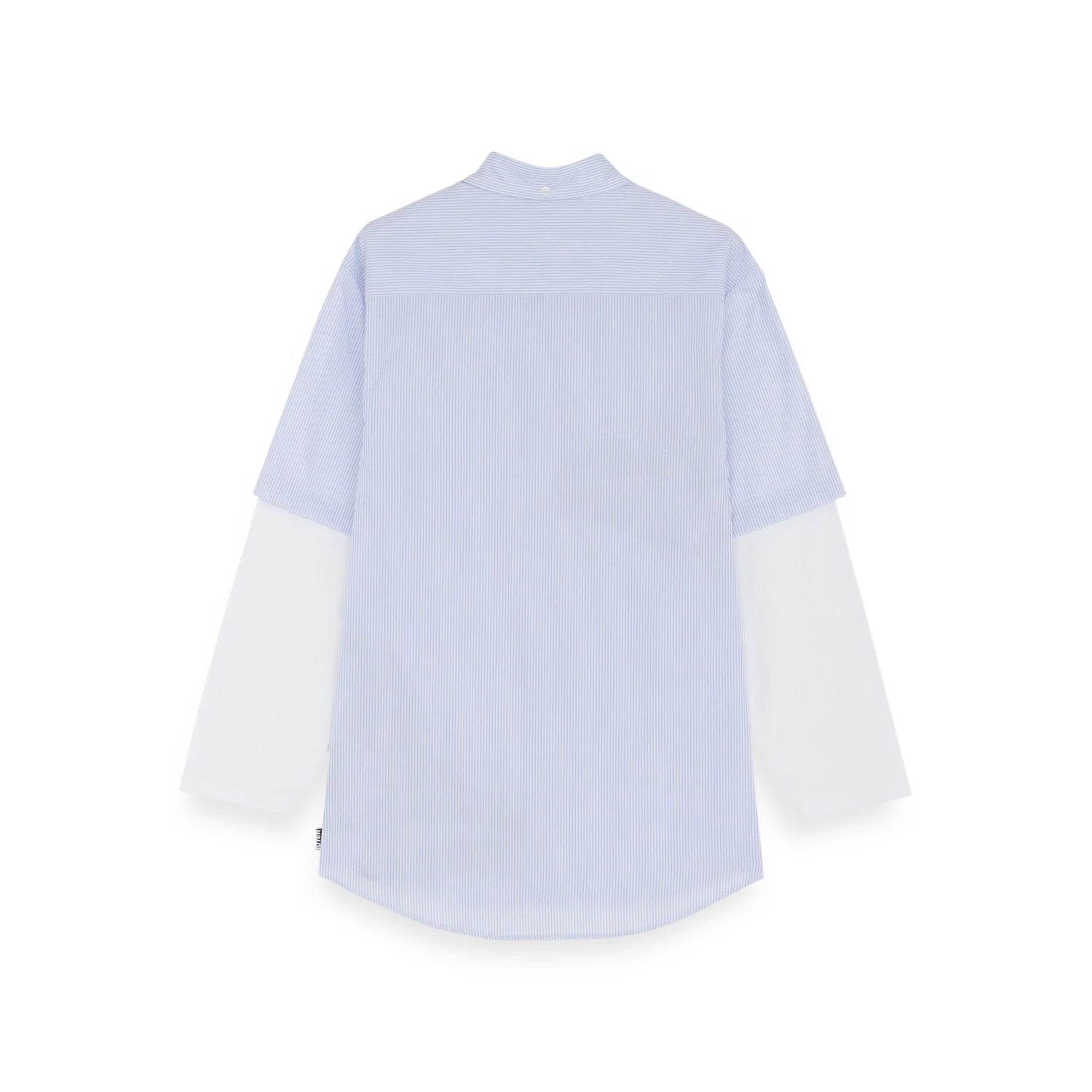 BUTTERFLY STRIPES DOUBLE LS SHIRT LIGHT BLUE