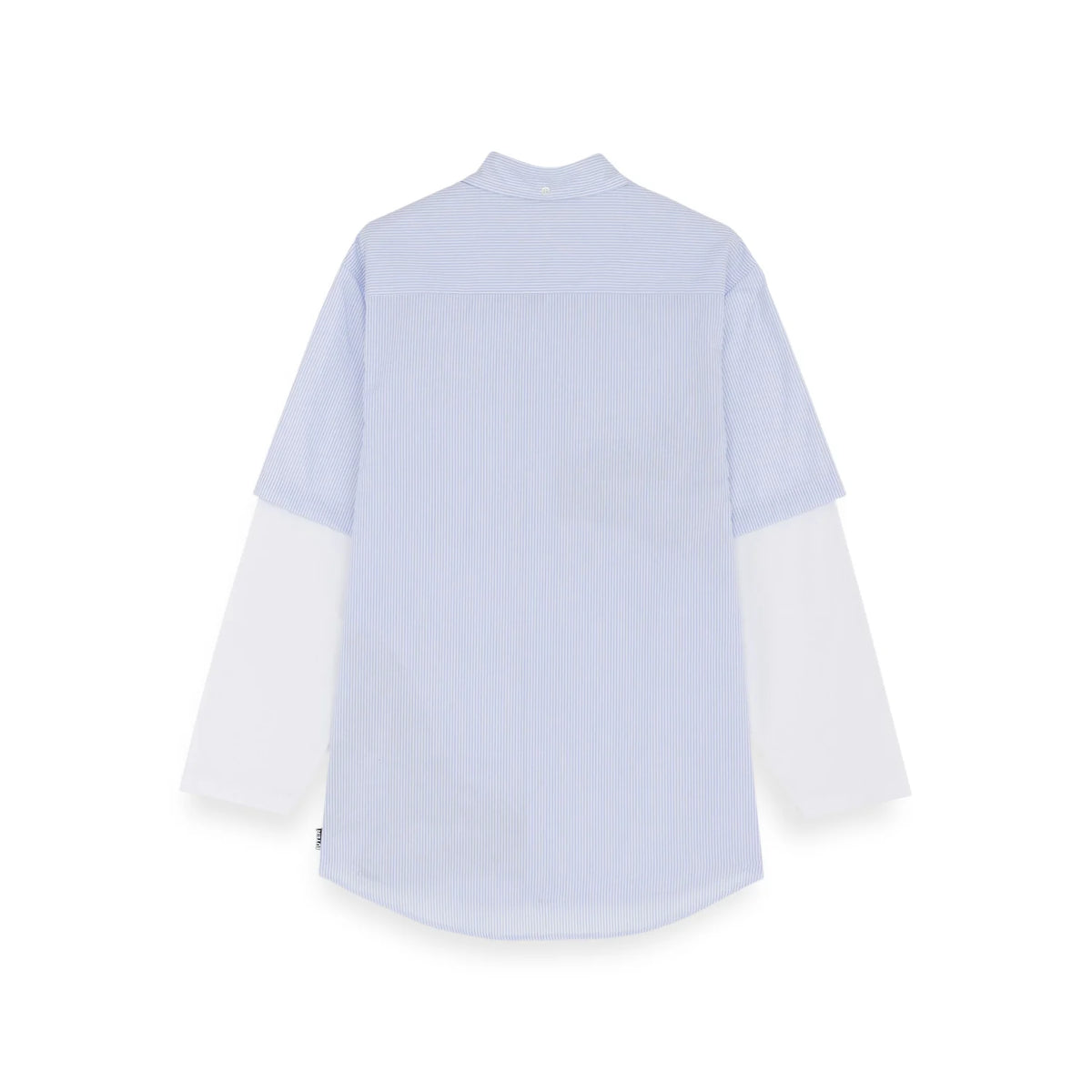BUTTERFLY STRIPES DOUBLE LS SHIRT LIGHT BLUE
