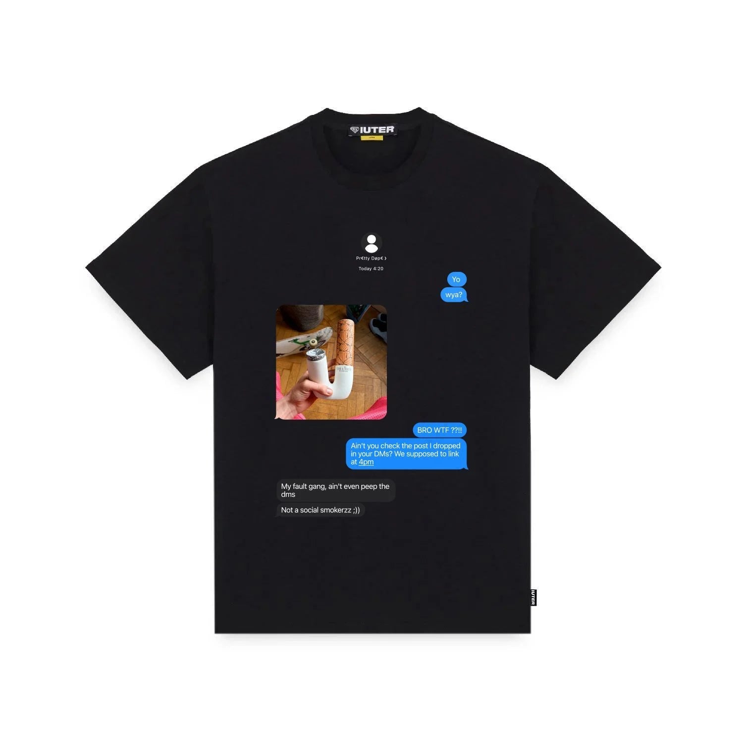 BONG TEE BLACK