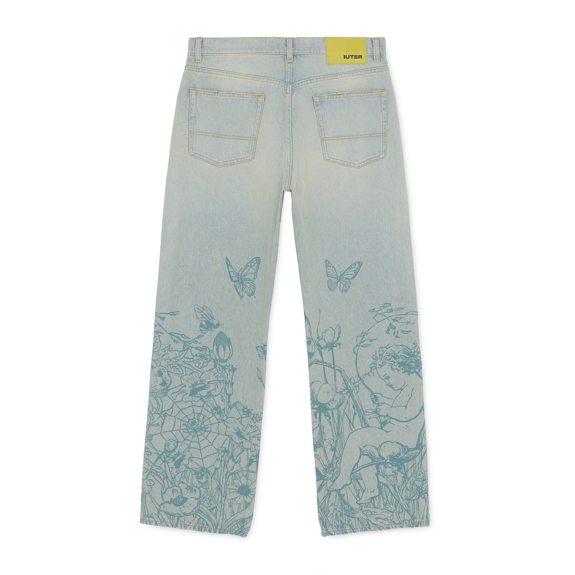 SYMPHONY LOOSE DENIM PANTS FADED