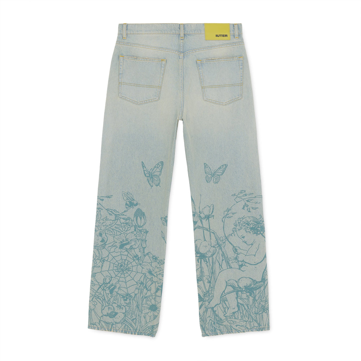 SYMPHONY LOOSE DENIM PANTS FADED