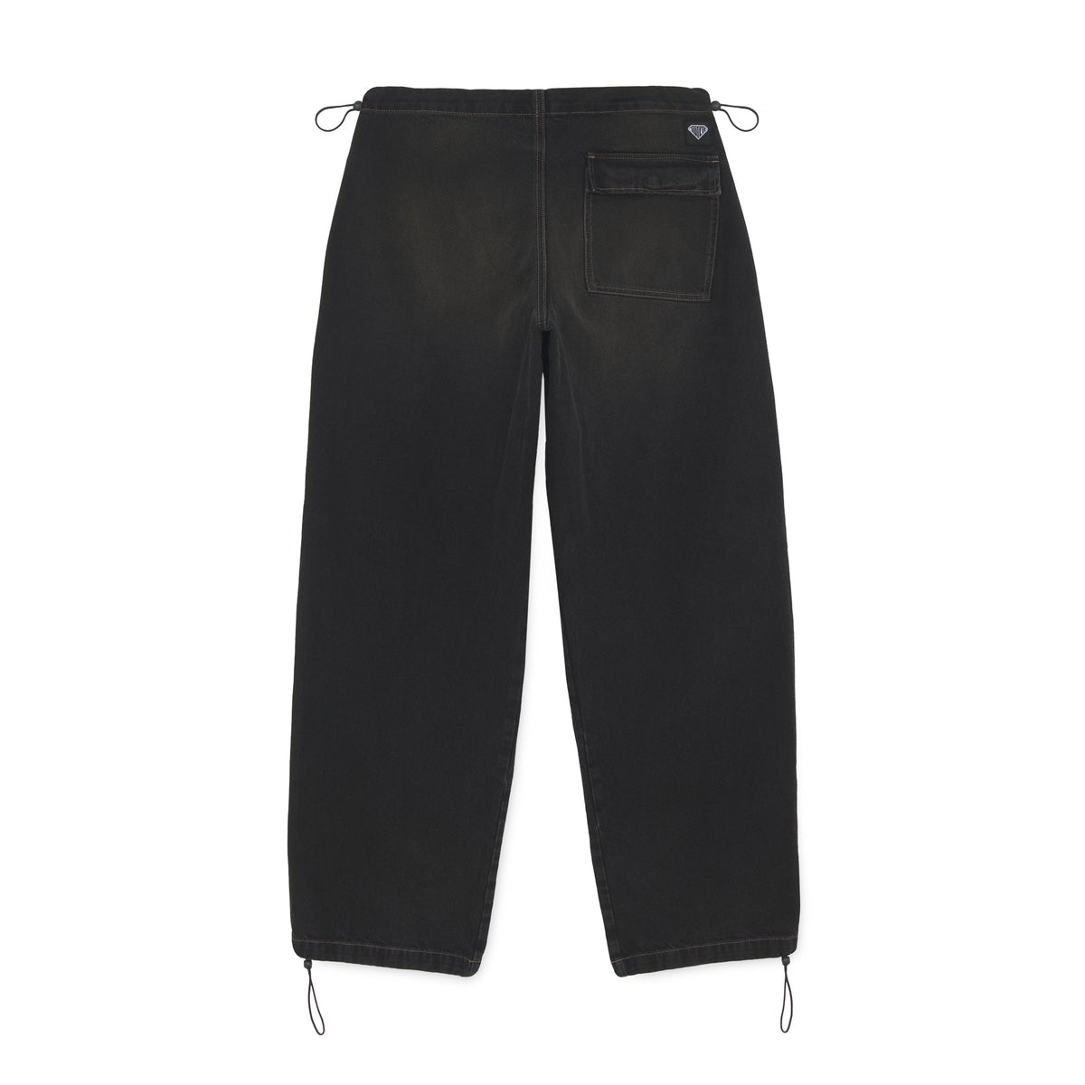 TRUE PARACHUTE DENIM PANTS BROWNDYED