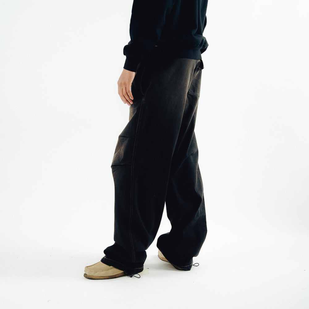 TRUE PARACHUTE DENIM PANTS BROWNDYED