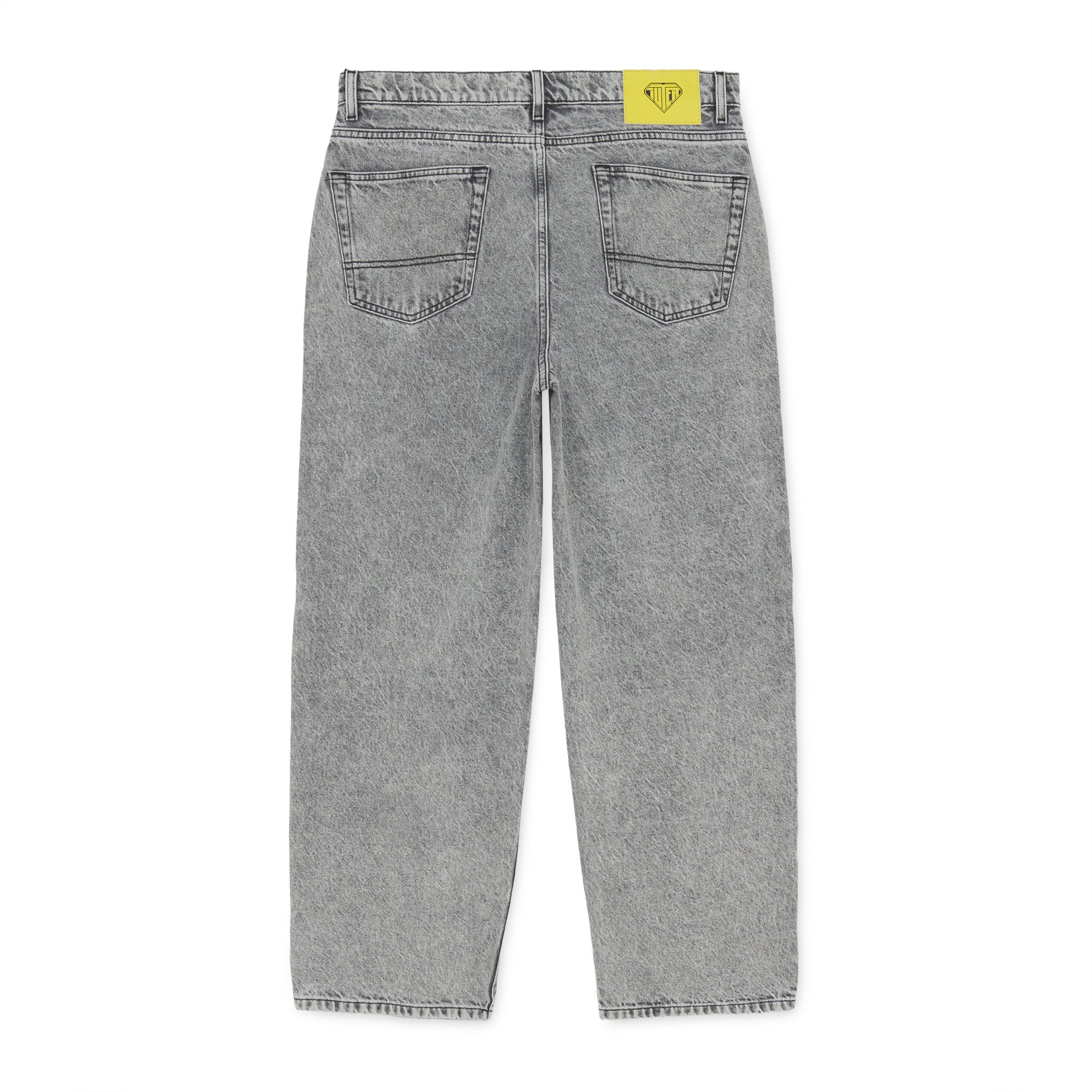 TRIBAL BAGGY DENIM PANTS GREYTR