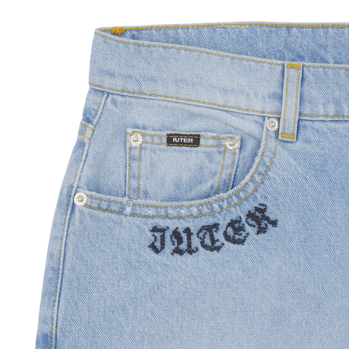 COURAGE BAGGY DENIM PANTS BLUEDST