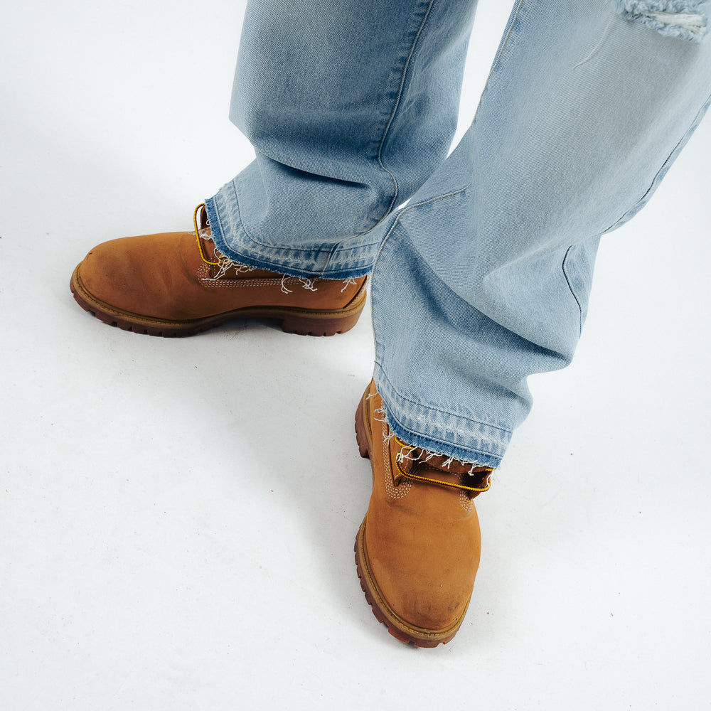 COURAGE BAGGY DENIM PANTS BLUEDST