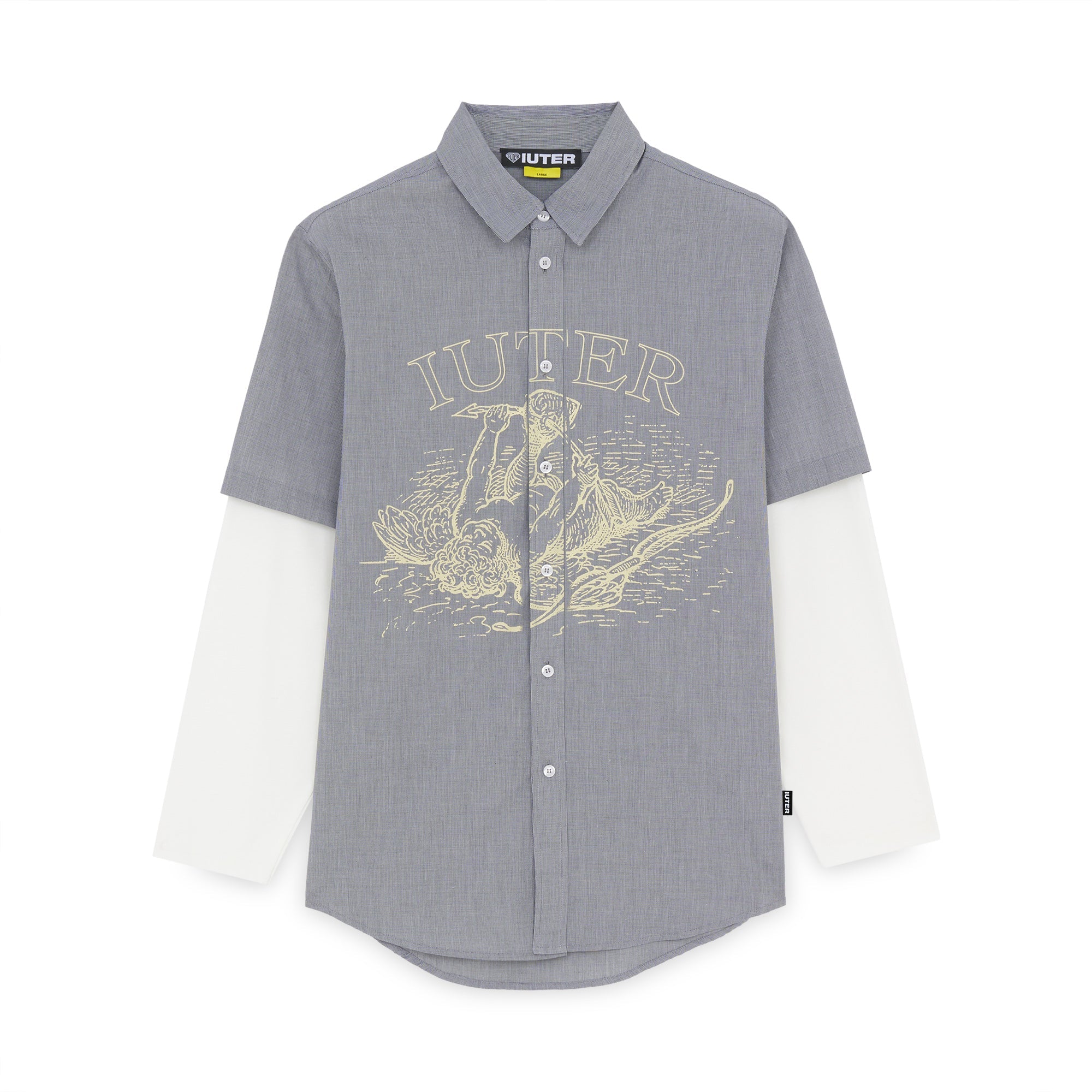 DAMAGE DOUBLE LS SHIRT BLACK