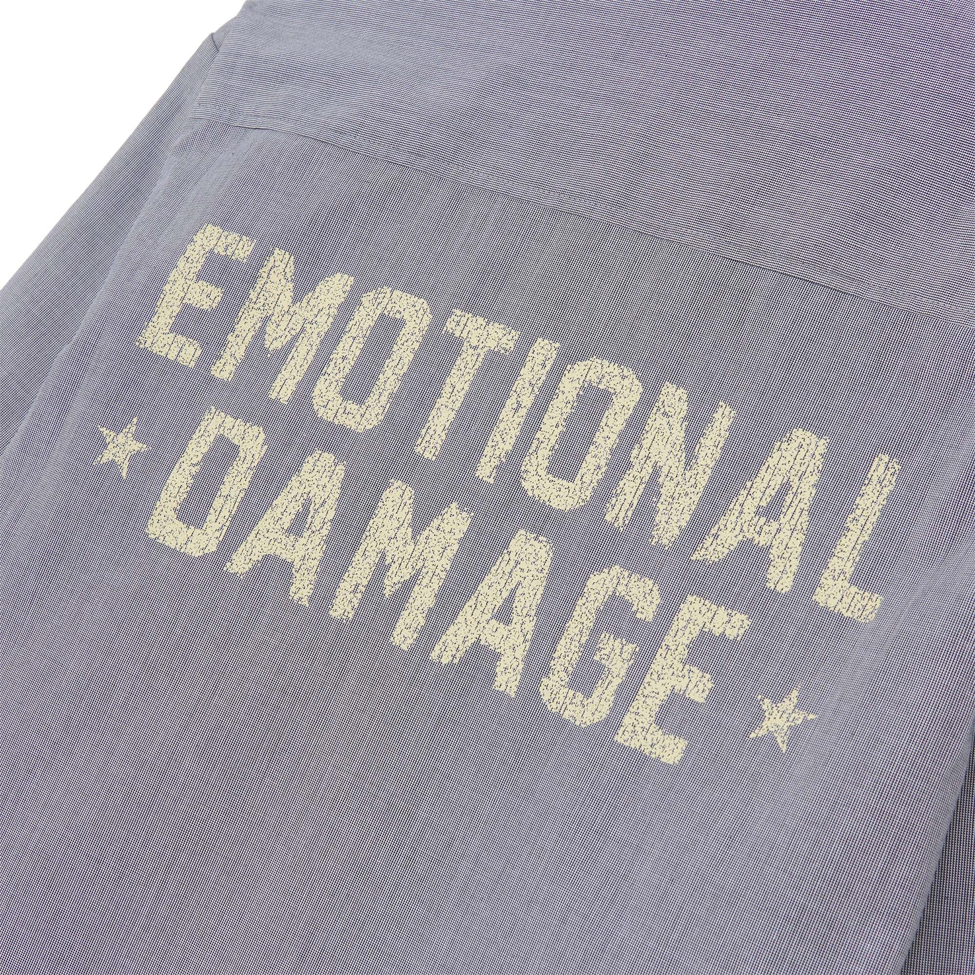 DAMAGE DOUBLE LS SHIRT BLACK