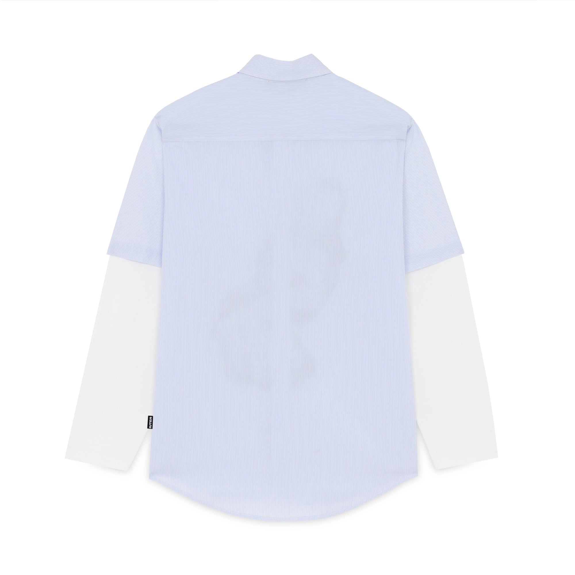 PLUSH DOUBLE LS SHIRT BLUE