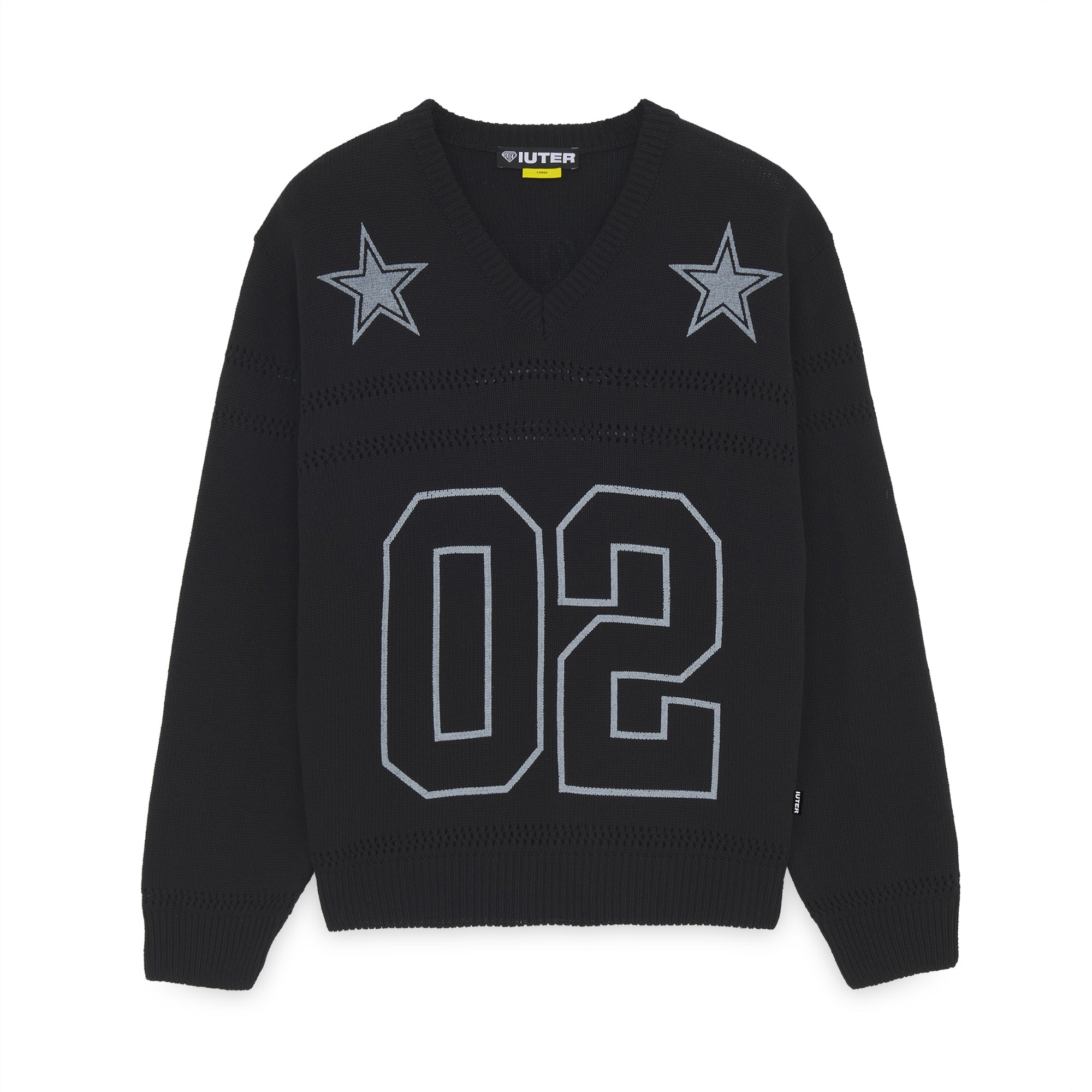 STARS FOOTBALL SWEATER BLACK