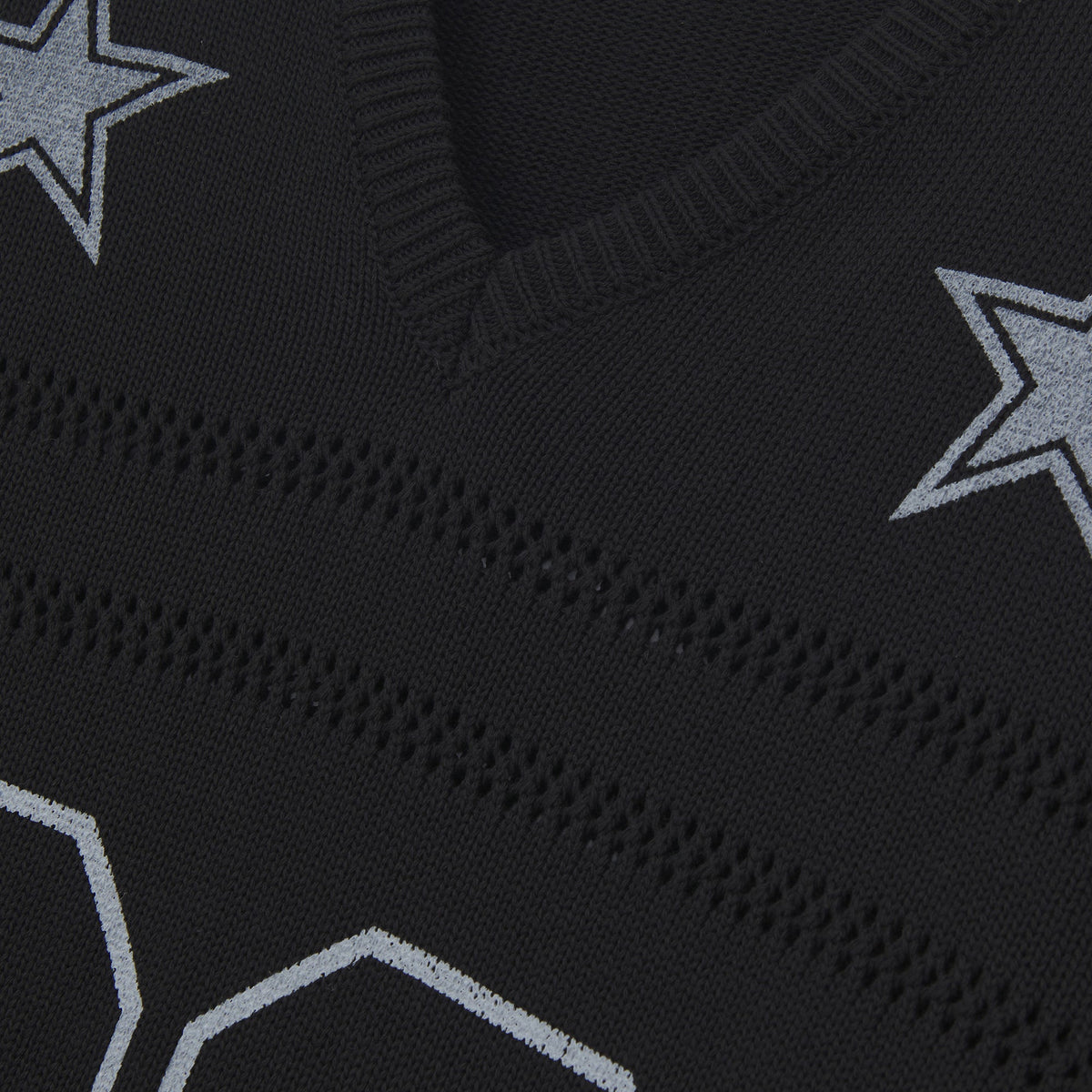 STARS FOOTBALL SWEATER BLACK