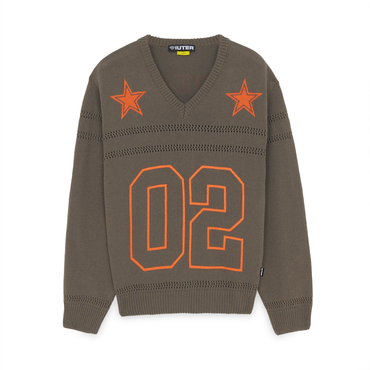 STARS FOOTBALL SWEATER BROWN