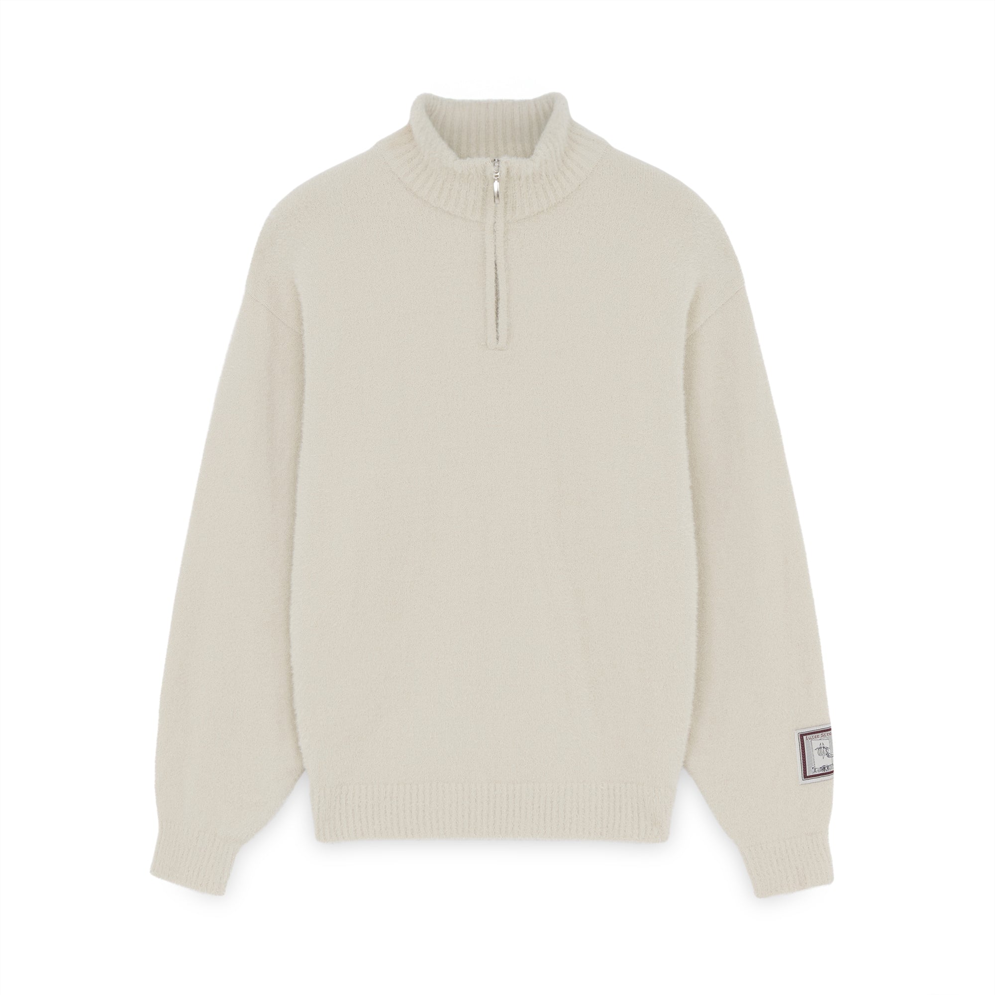 CRAFTSMEN HALF ZIP JUMPER IVORY
