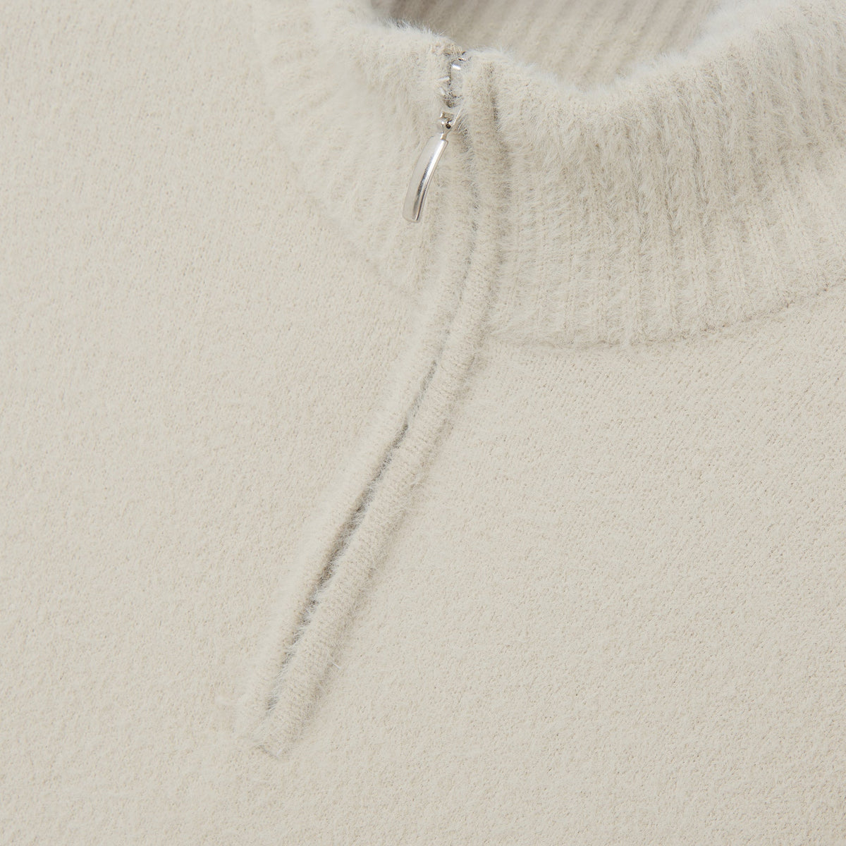 CRAFTSMEN HALF ZIP JUMPER IVORY