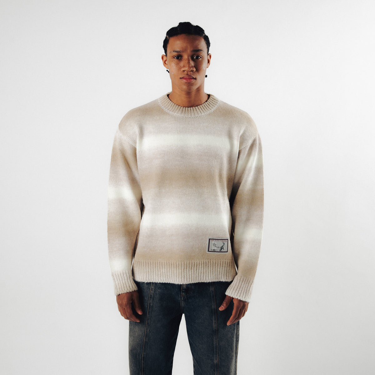 SHADE FLUFFY JUMPER IVORY