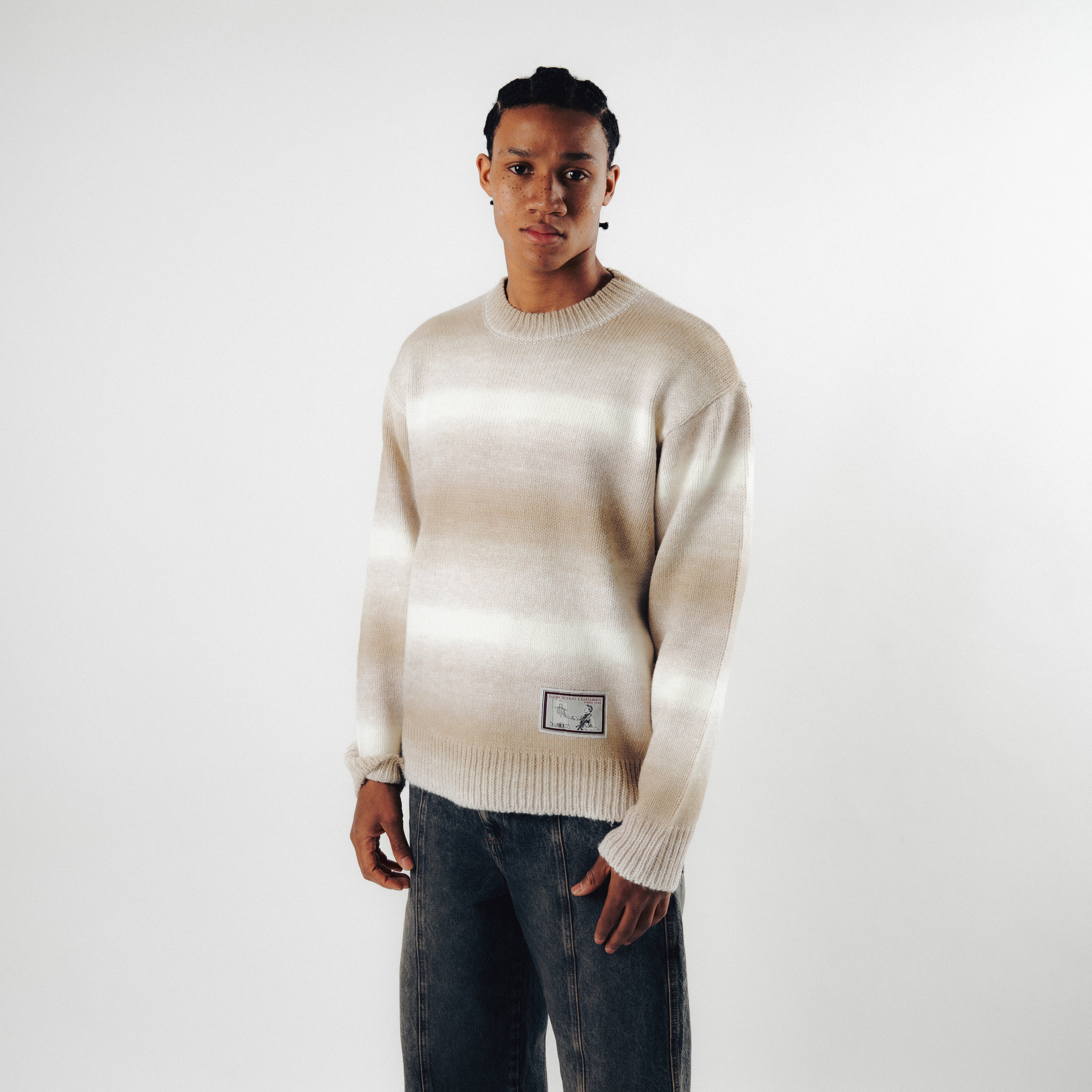 SHADE FLUFFY JUMPER IVORY