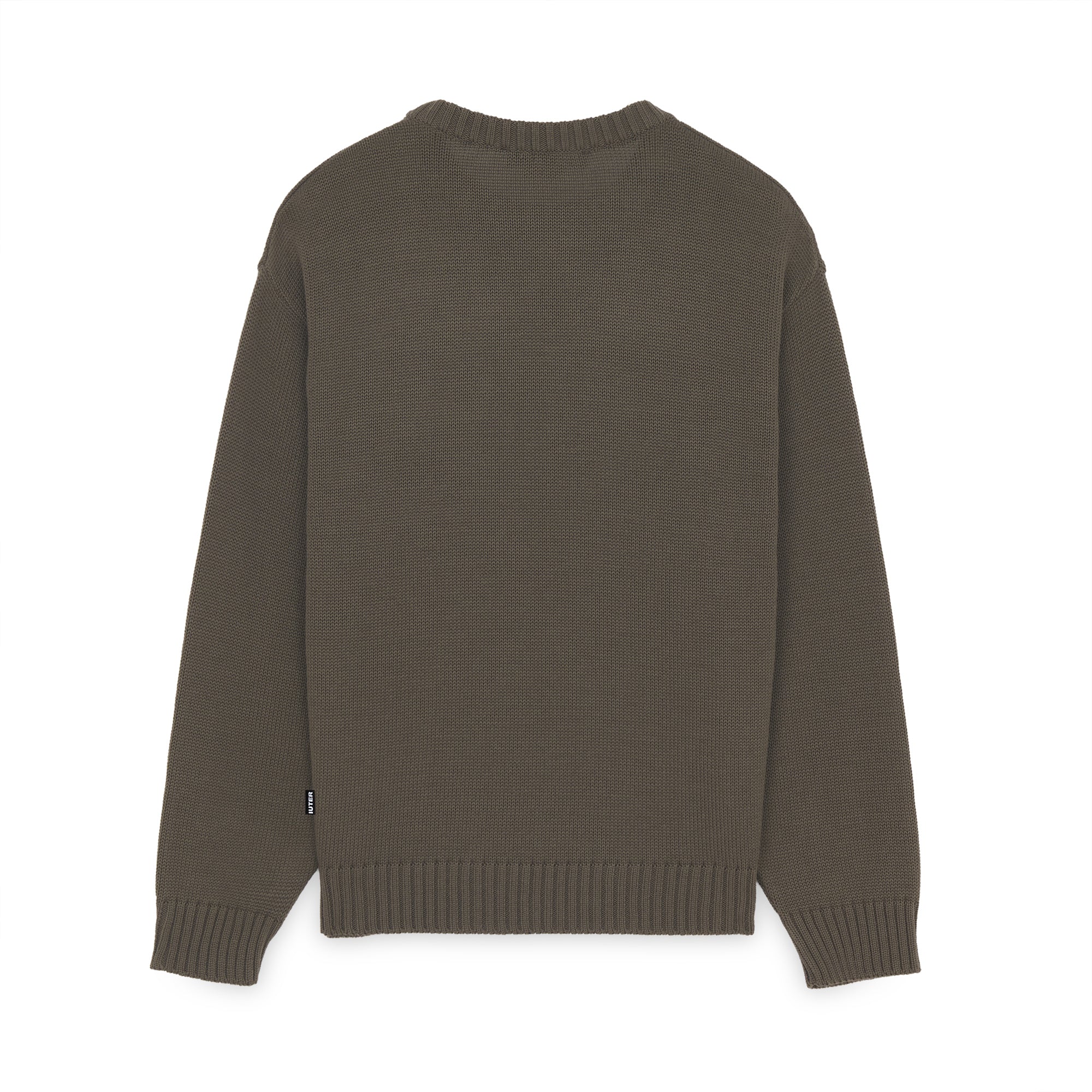 LINKS LOGO KNIT SWEATER BROWN