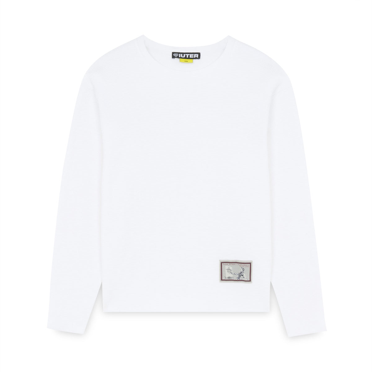 TRUE WAFFLE LS TEE WHITE