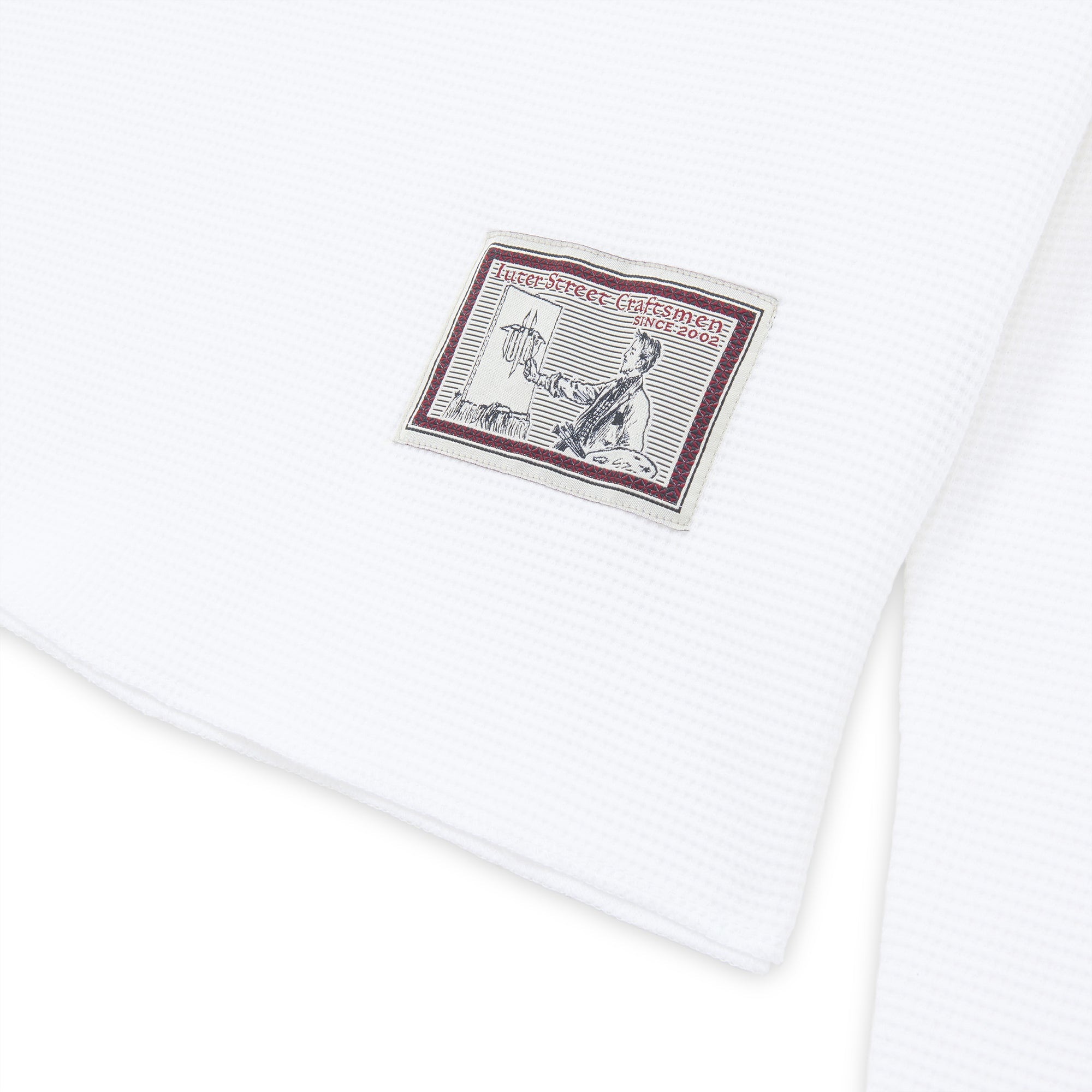 TRUE WAFFLE LS TEE WHITE