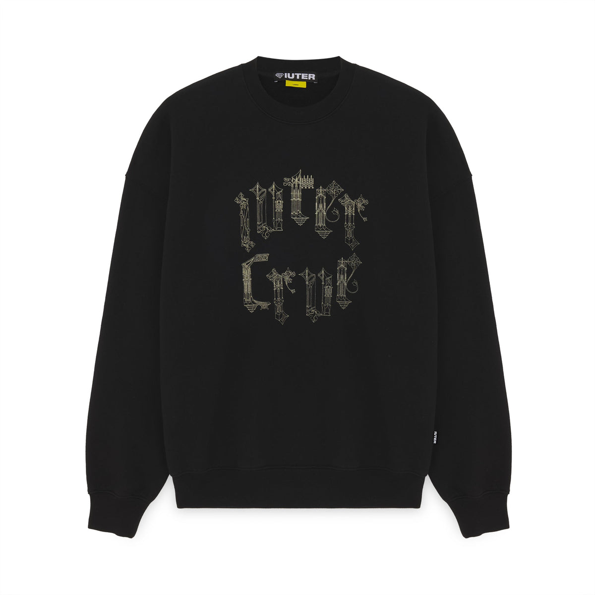 MONUMENTAL CREWNECK BLACK