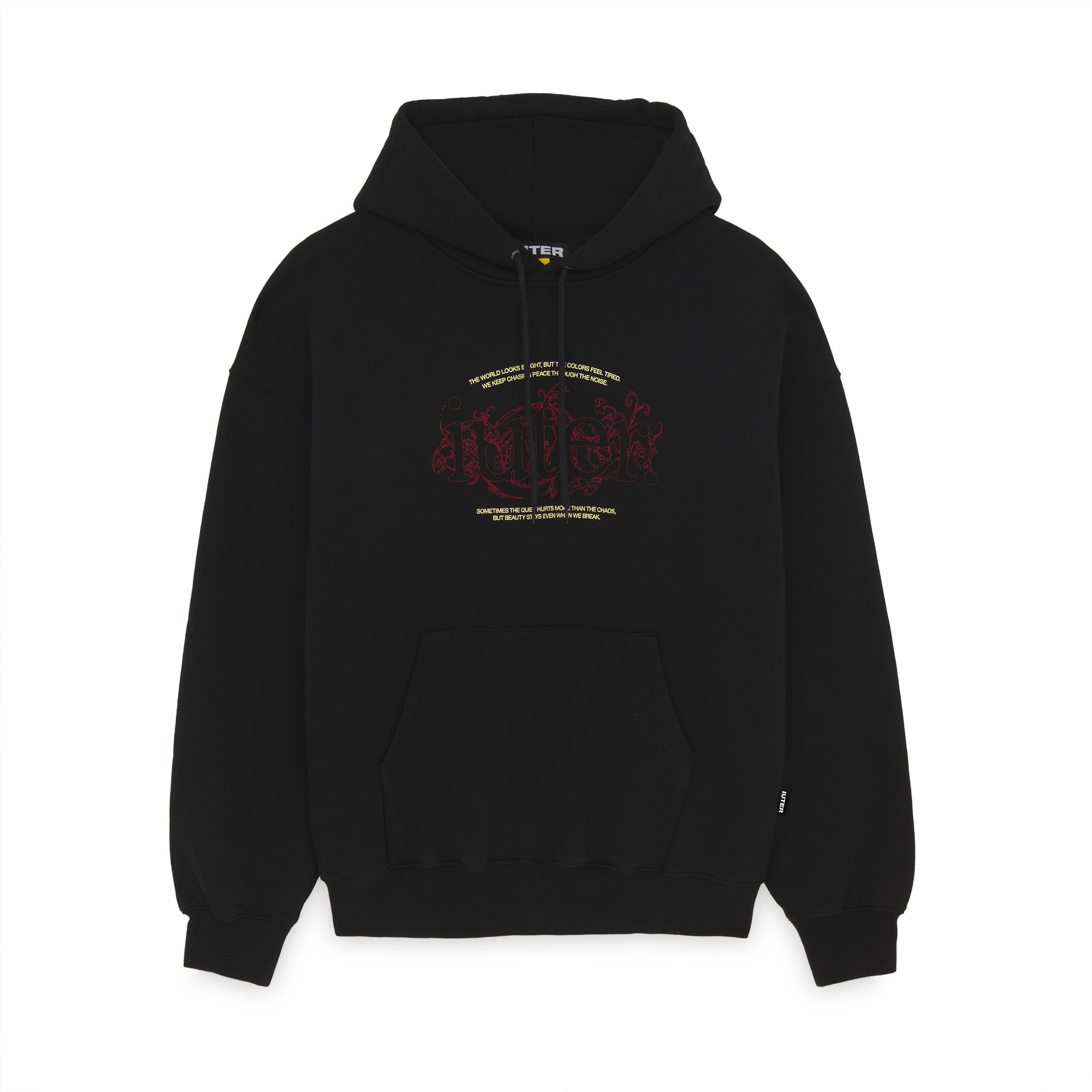 CHAOS HOODIE BLACK