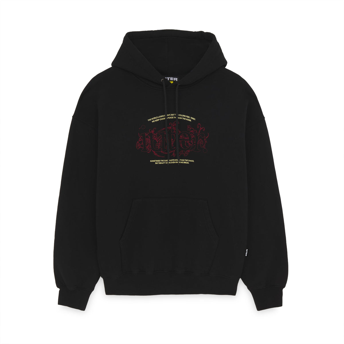 CHAOS HOODIE BLACK