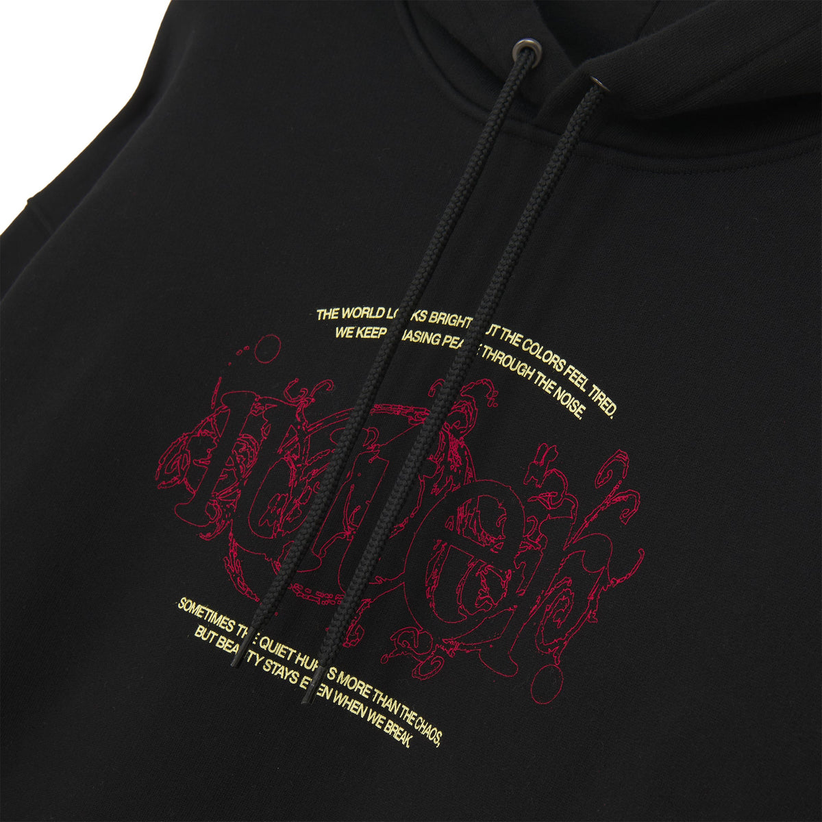 CHAOS HOODIE BLACK