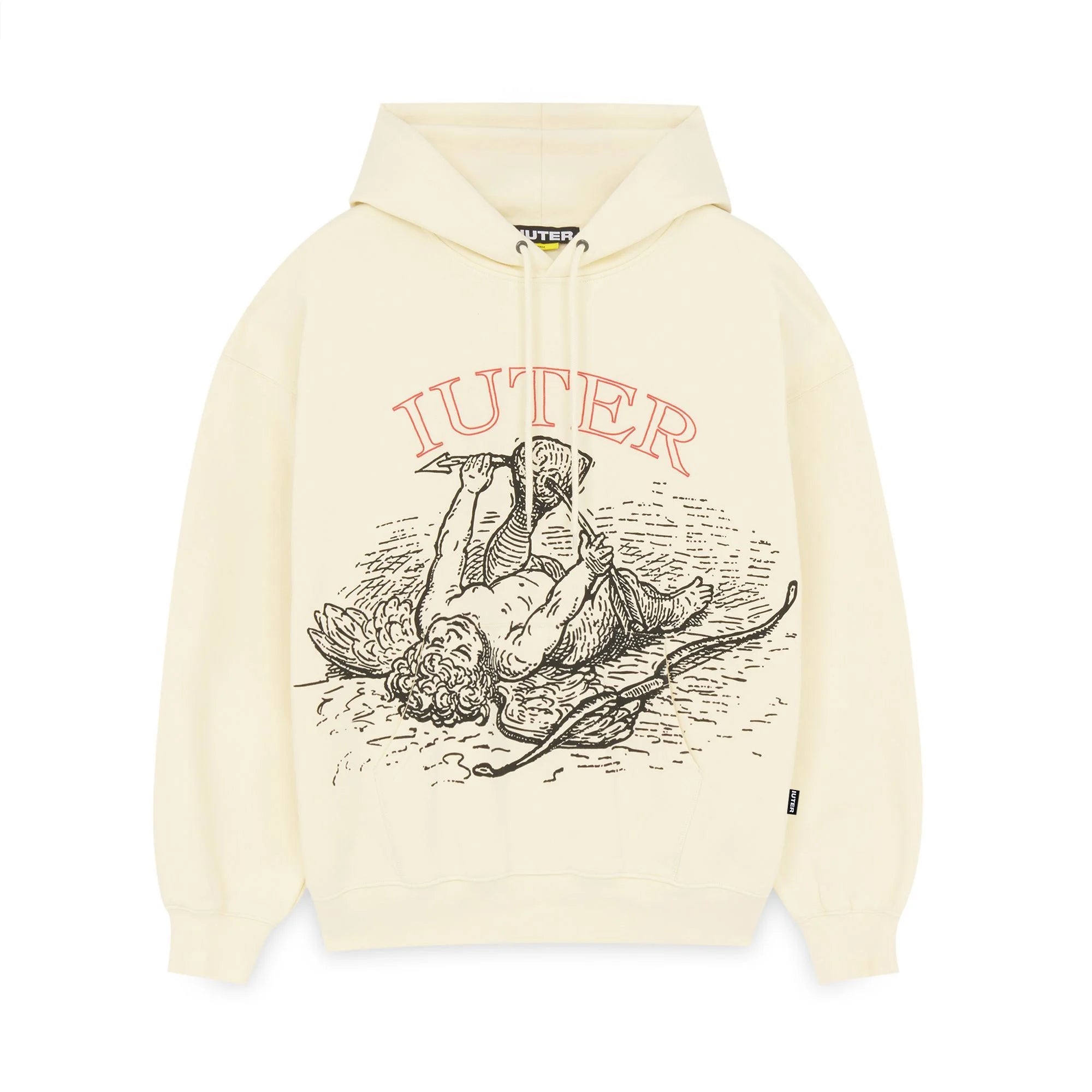 DAMAGE HOODIE IVORY