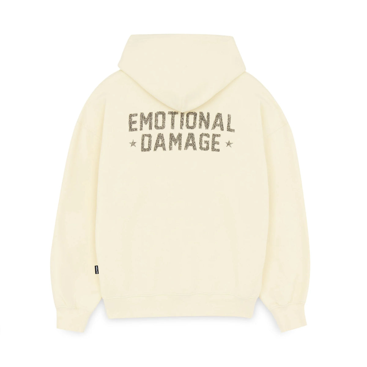DAMAGE HOODIE IVORY