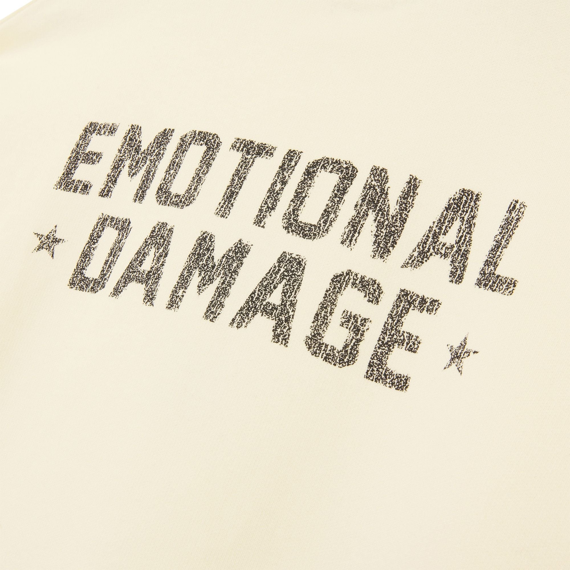DAMAGE HOODIE IVORY