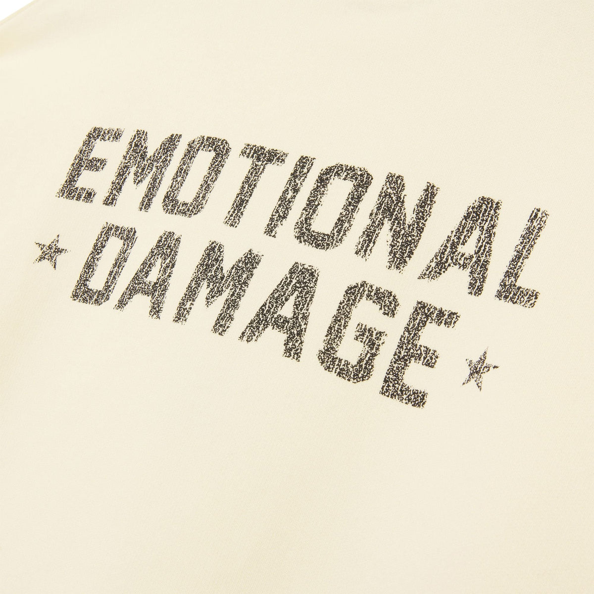 DAMAGE HOODIE IVORY