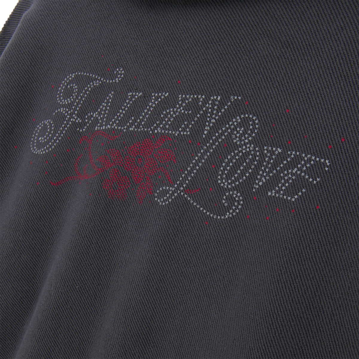 FALLEN LOVE REVERSE HOODIE ASPHALT