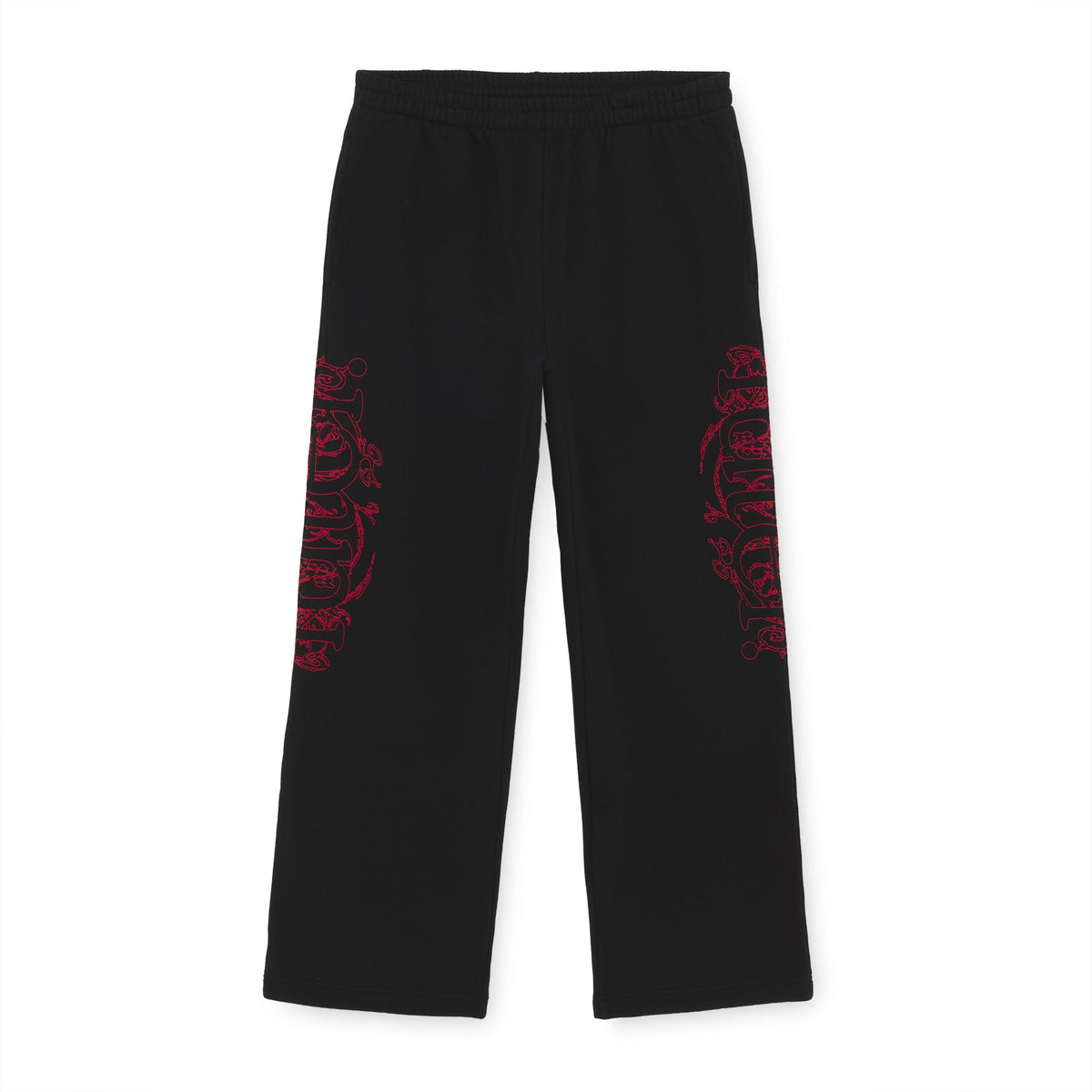 CHAOS WIDE LEG SWEATPANTS BLACK