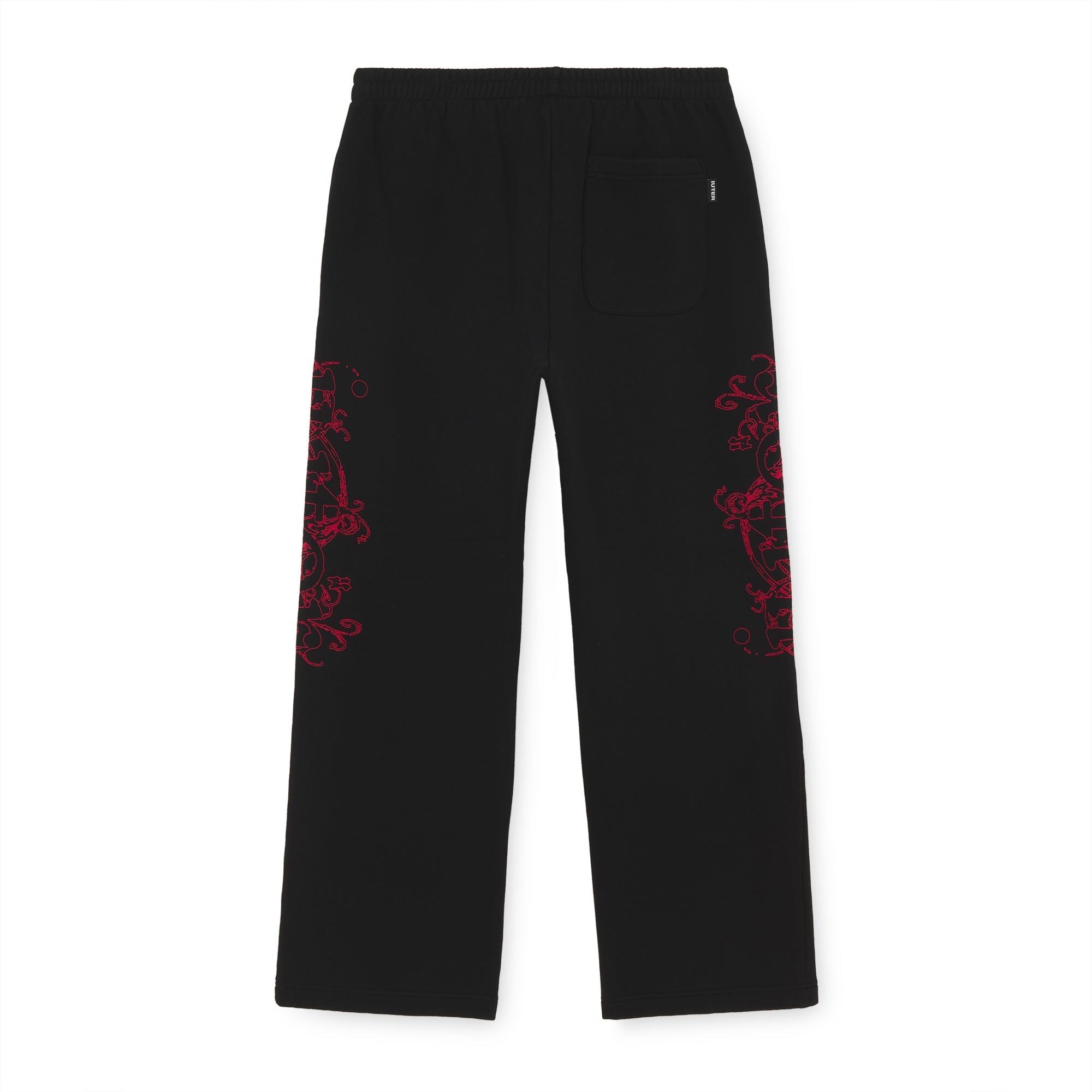 CHAOS WIDE LEG SWEATPANTS BLACK