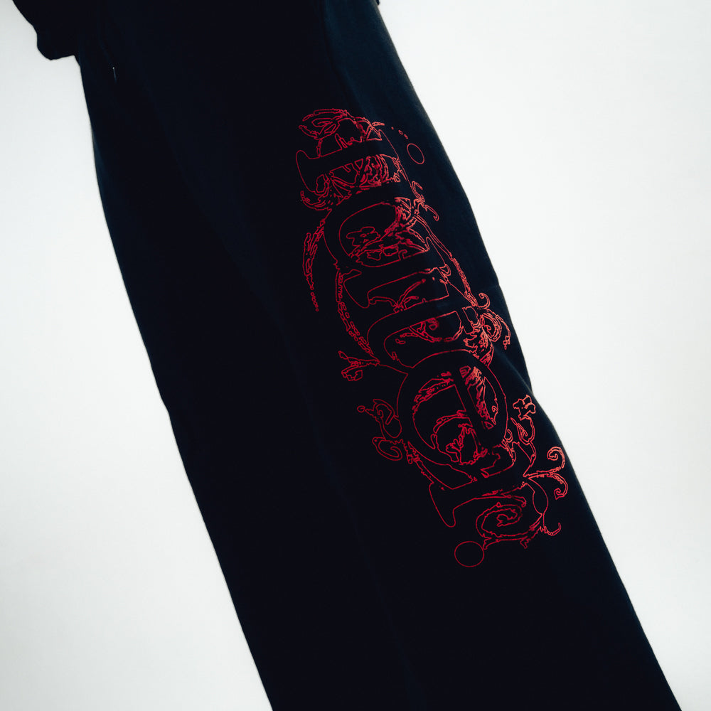 CHAOS WIDE LEG SWEATPANTS BLACK