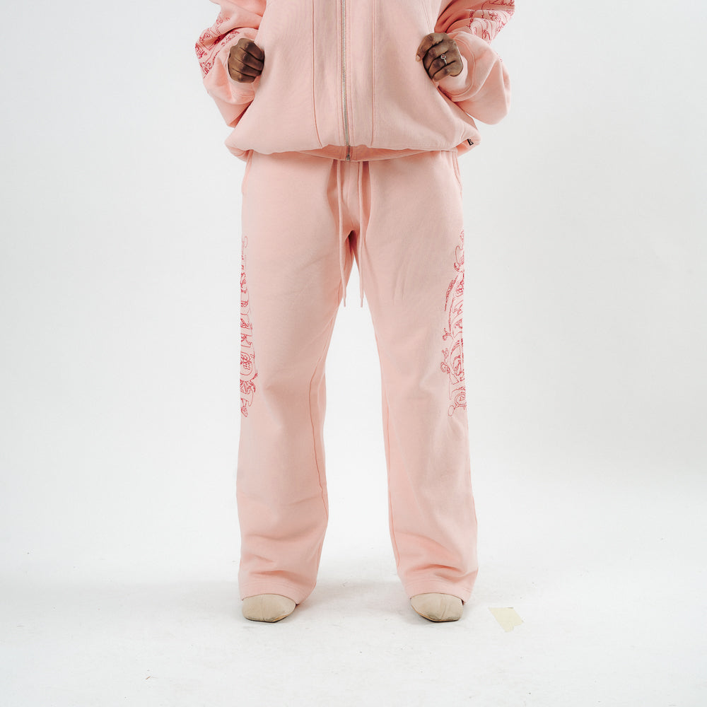 CHAOS WIDE LEG SWEATPANTS PINK