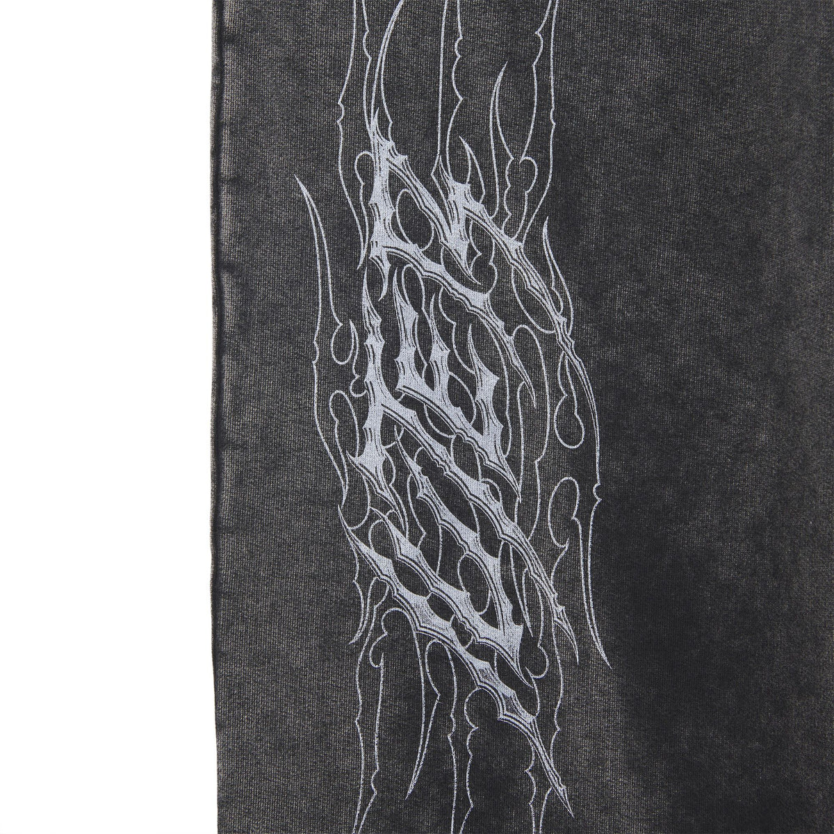 TRIBAL MARBLE WIDE LEG SWEATPANTS MARBLE BLACK