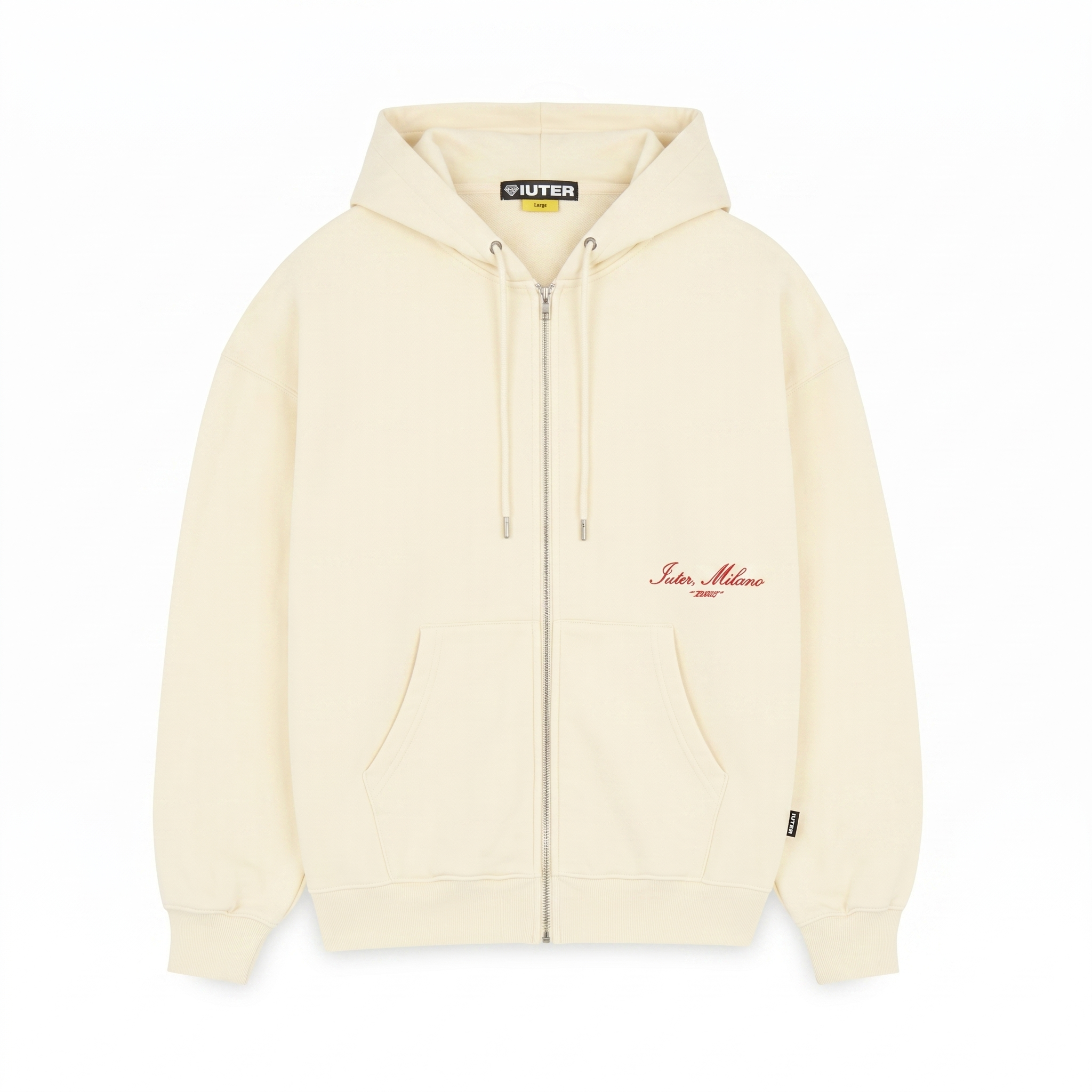 TUNE ZIP HOODIE IVORY