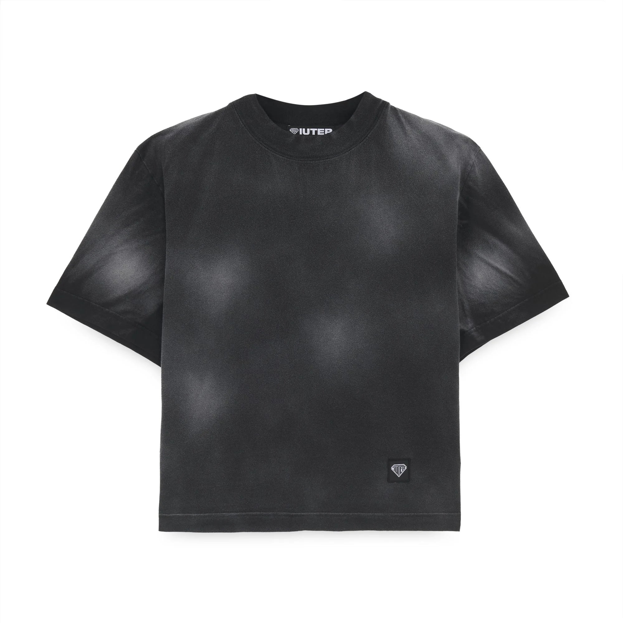 LABEL MARBLE TEE BLACK