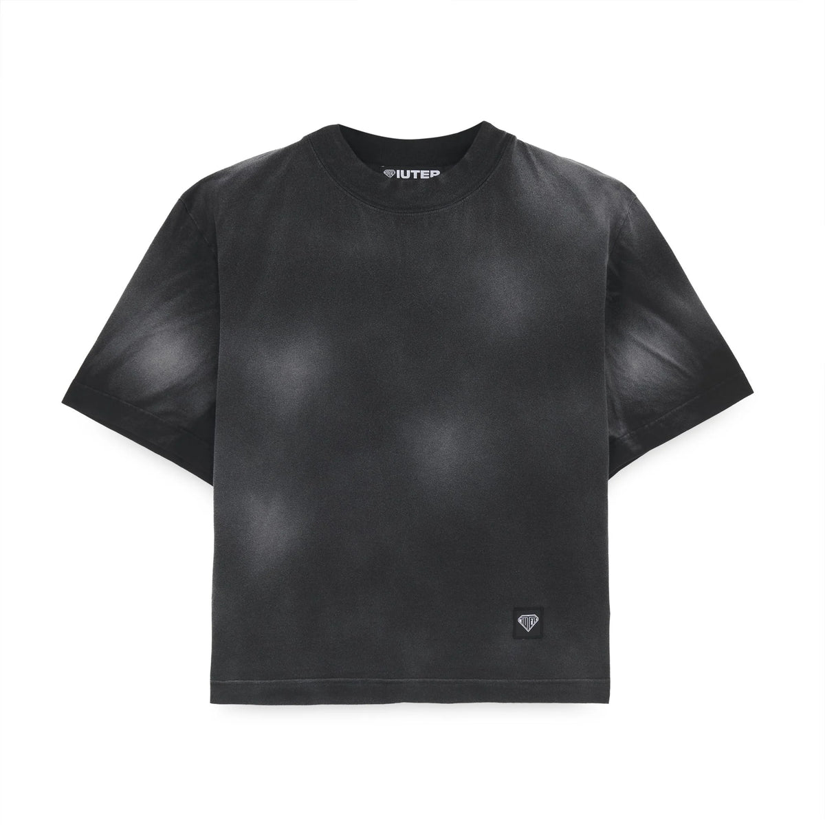 LABEL MARBLE TEE BLACK