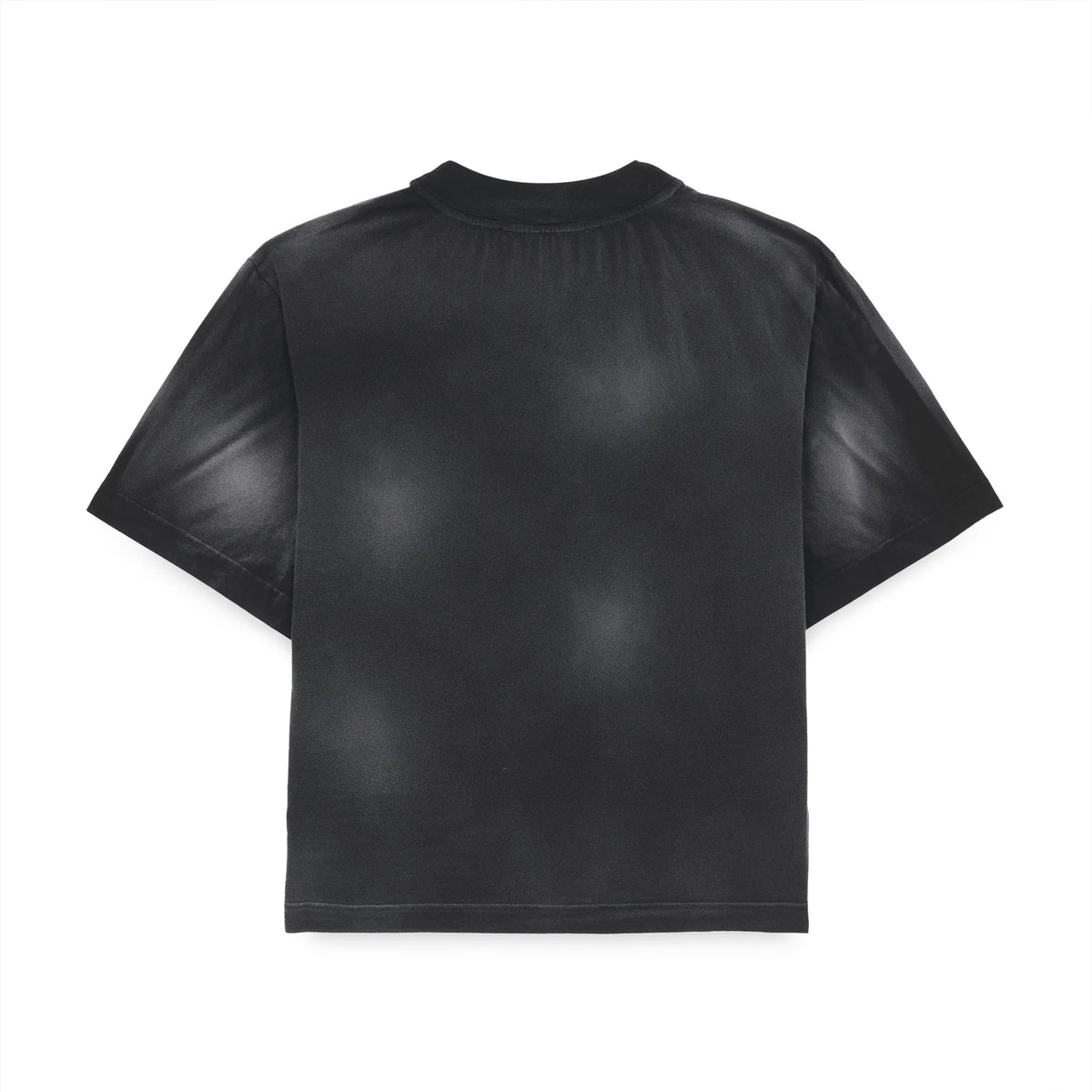 LABEL MARBLE TEE BLACK
