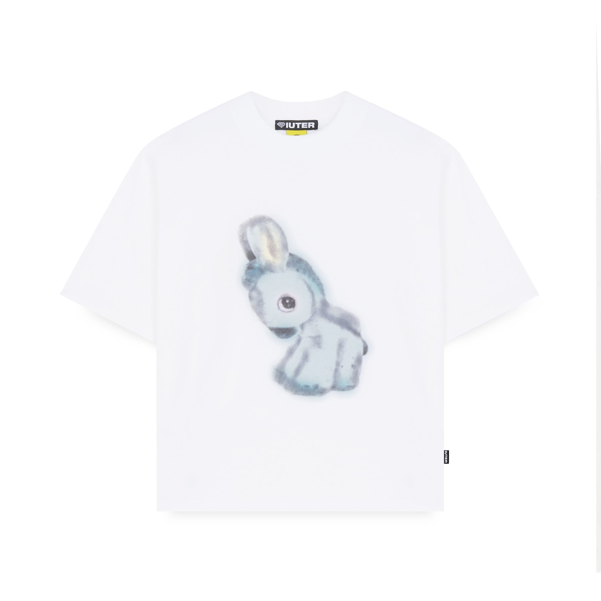PLUSH MOCKNECK TEE WHITE